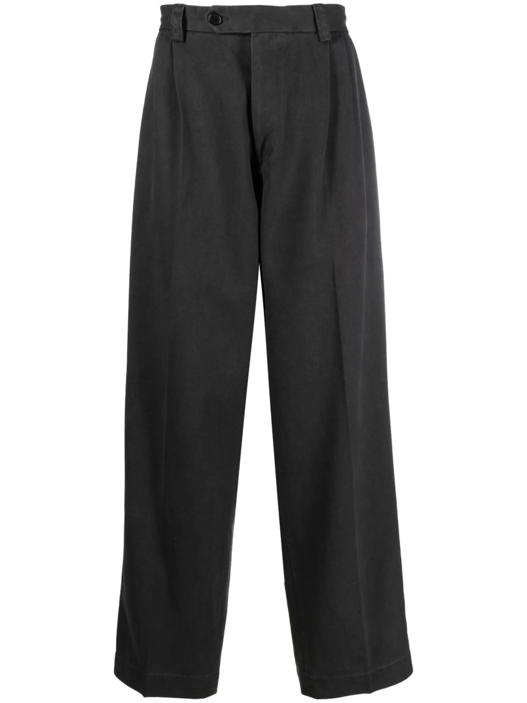 Classic twill-weave trousers
