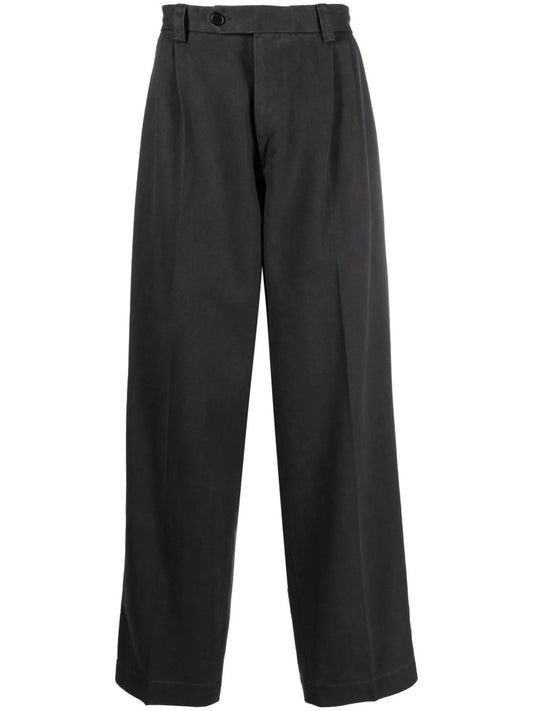 Classic twill-weave trousers