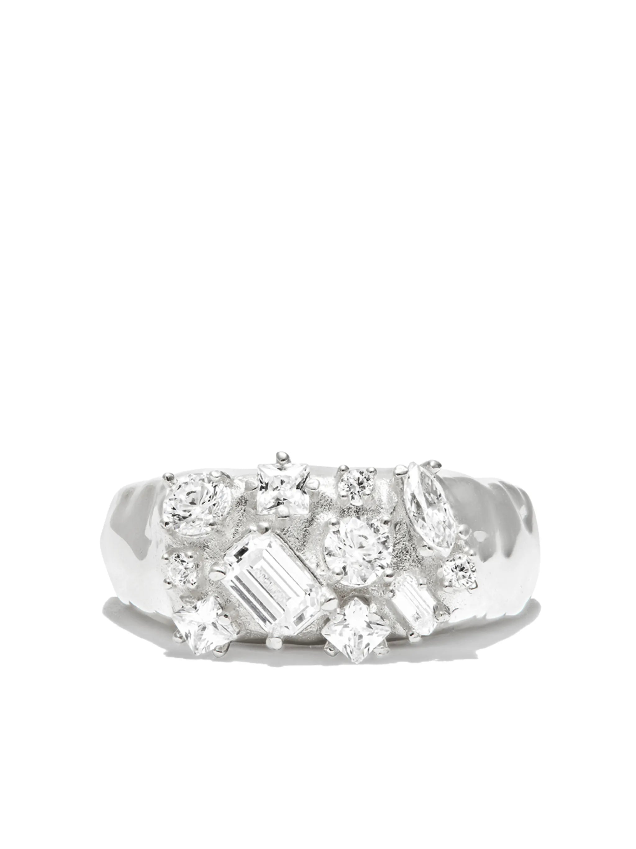 sterling silver Croisette ring