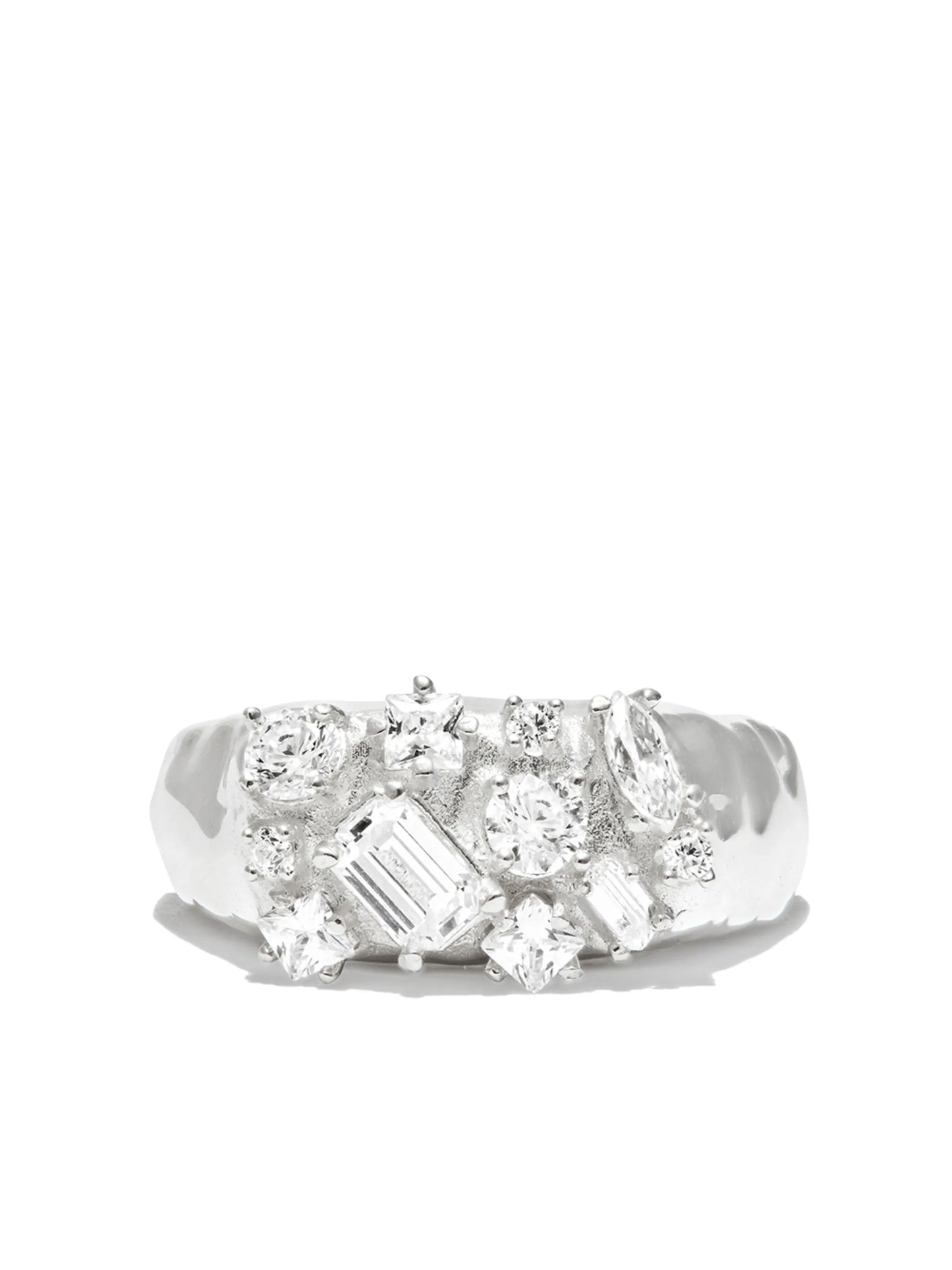 sterling silver Croisette ring