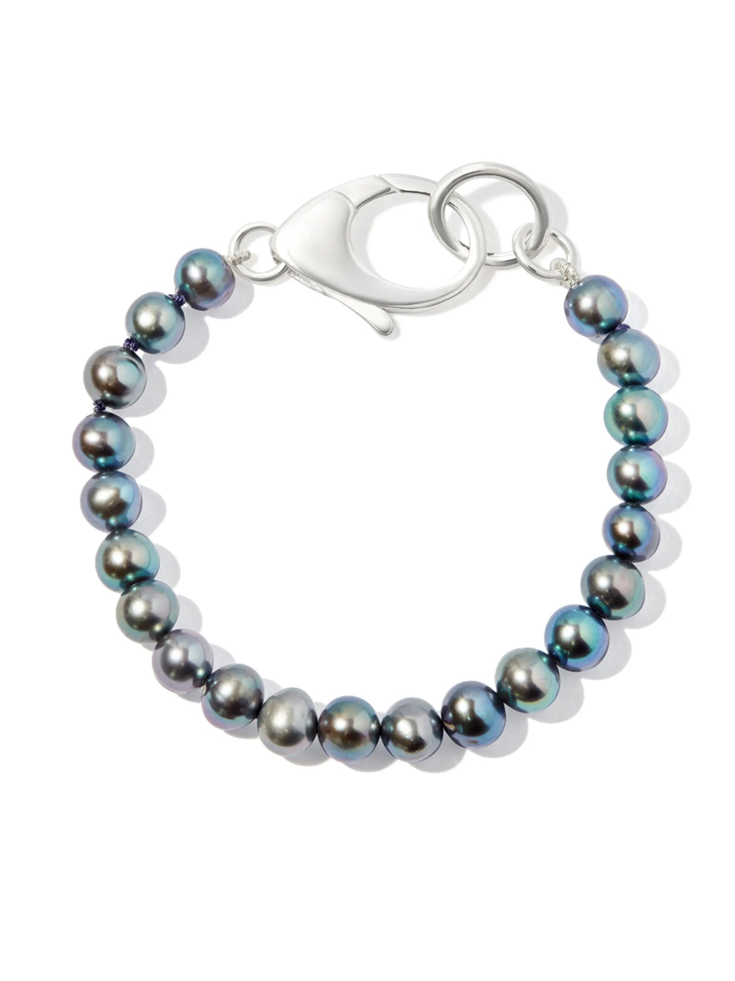 sterling silver pearl bracelet