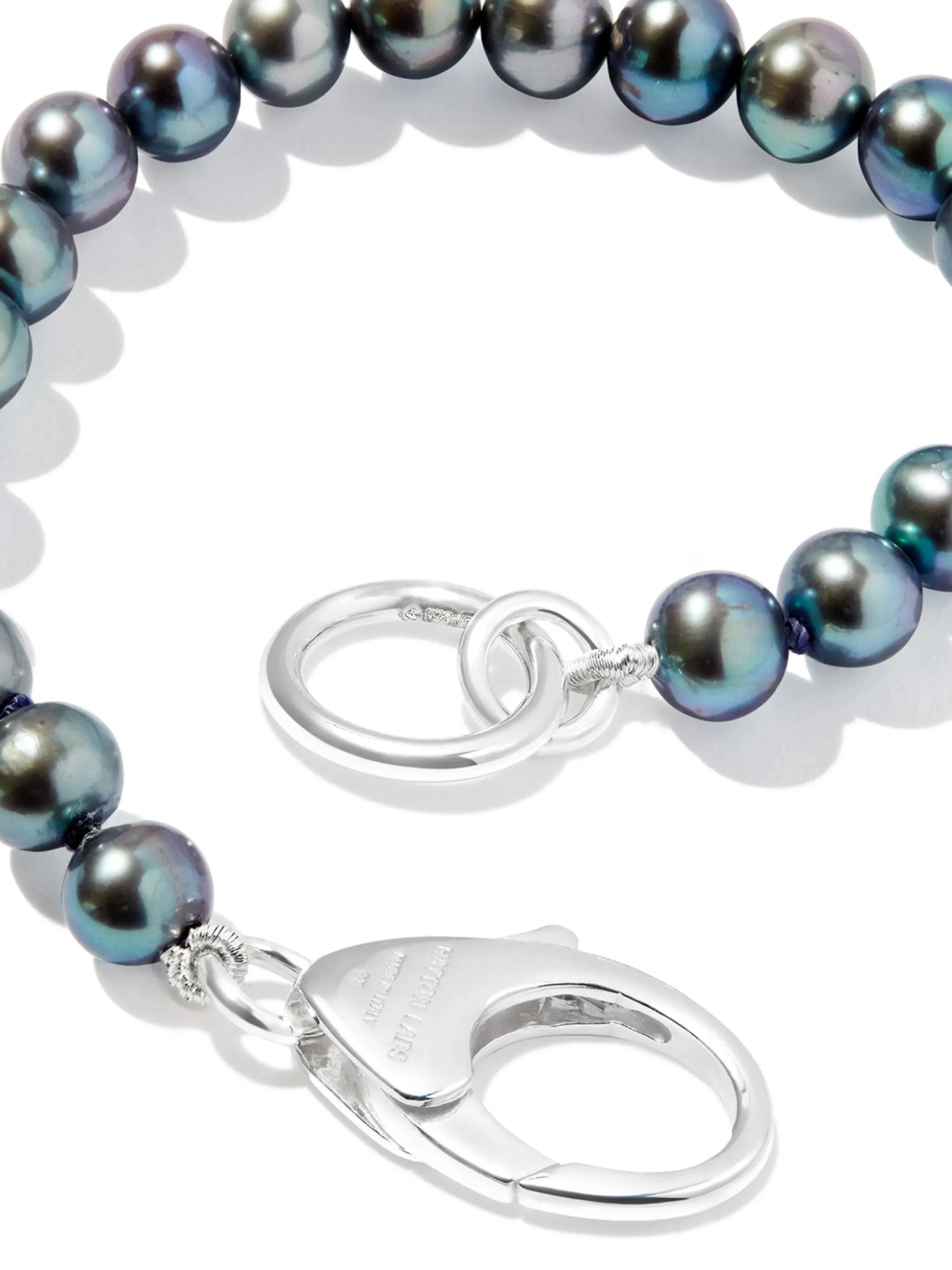 sterling silver pearl bracelet