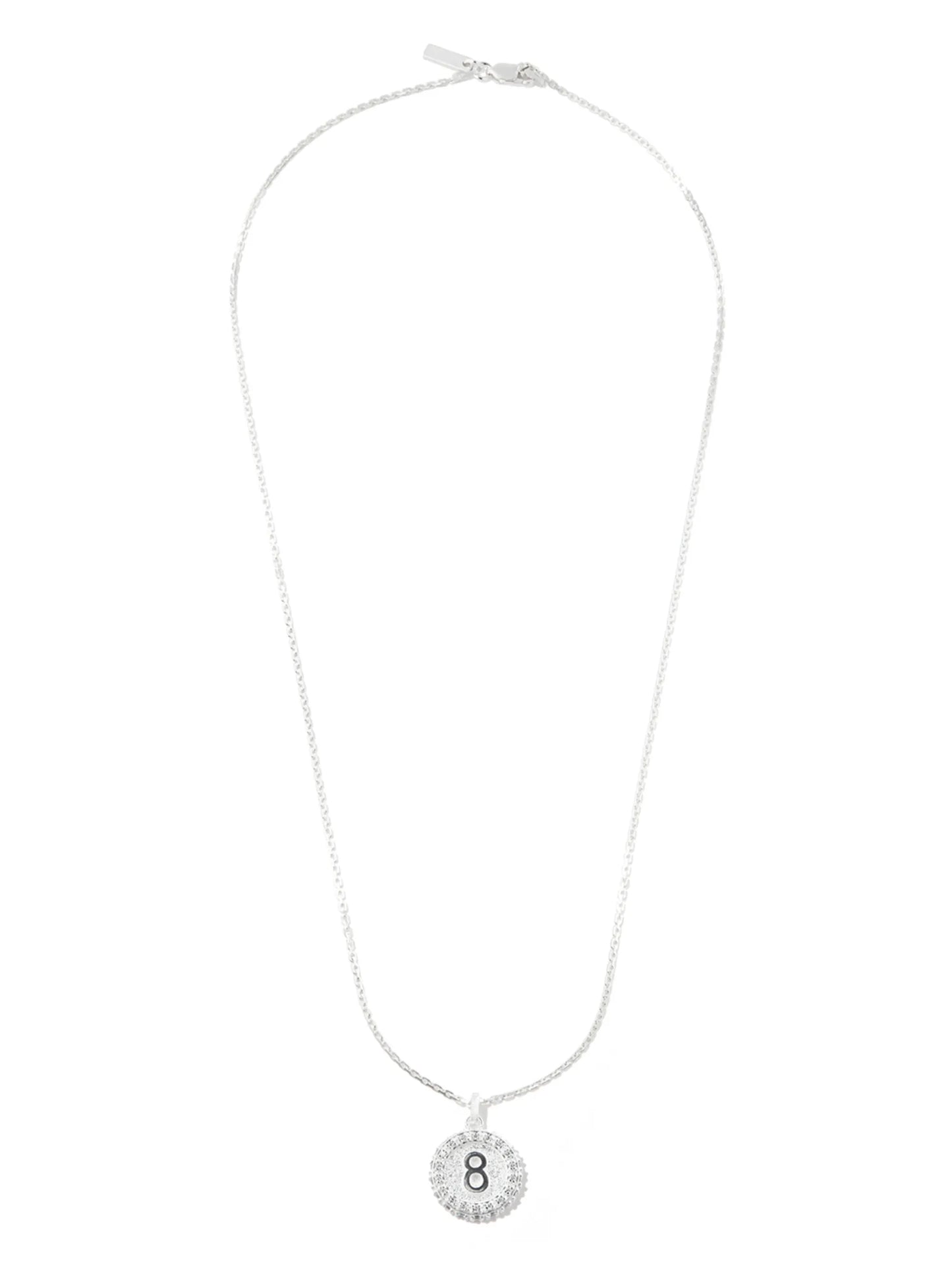 sterling silver Chip pendant necklace