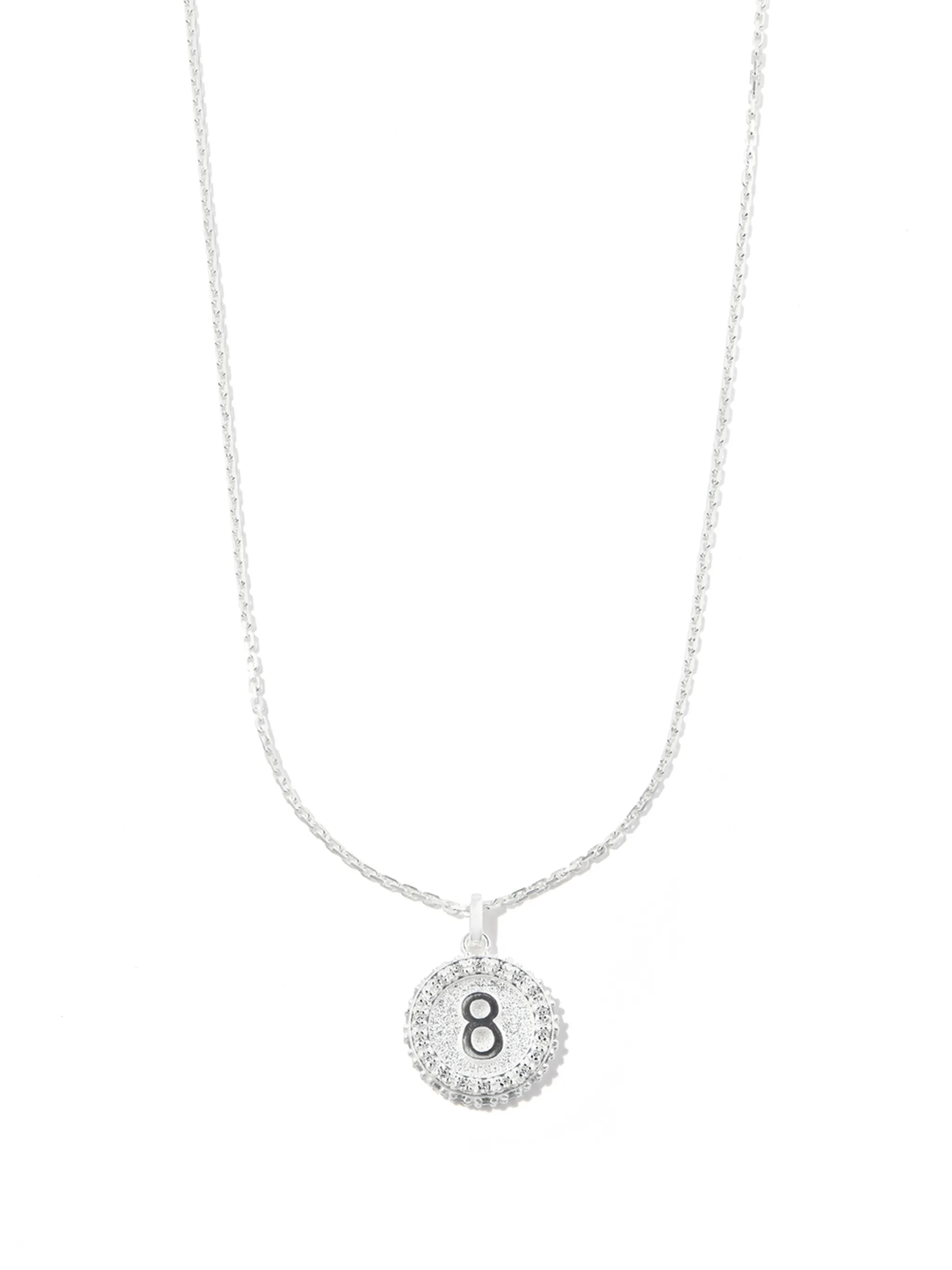 sterling silver Chip pendant necklace