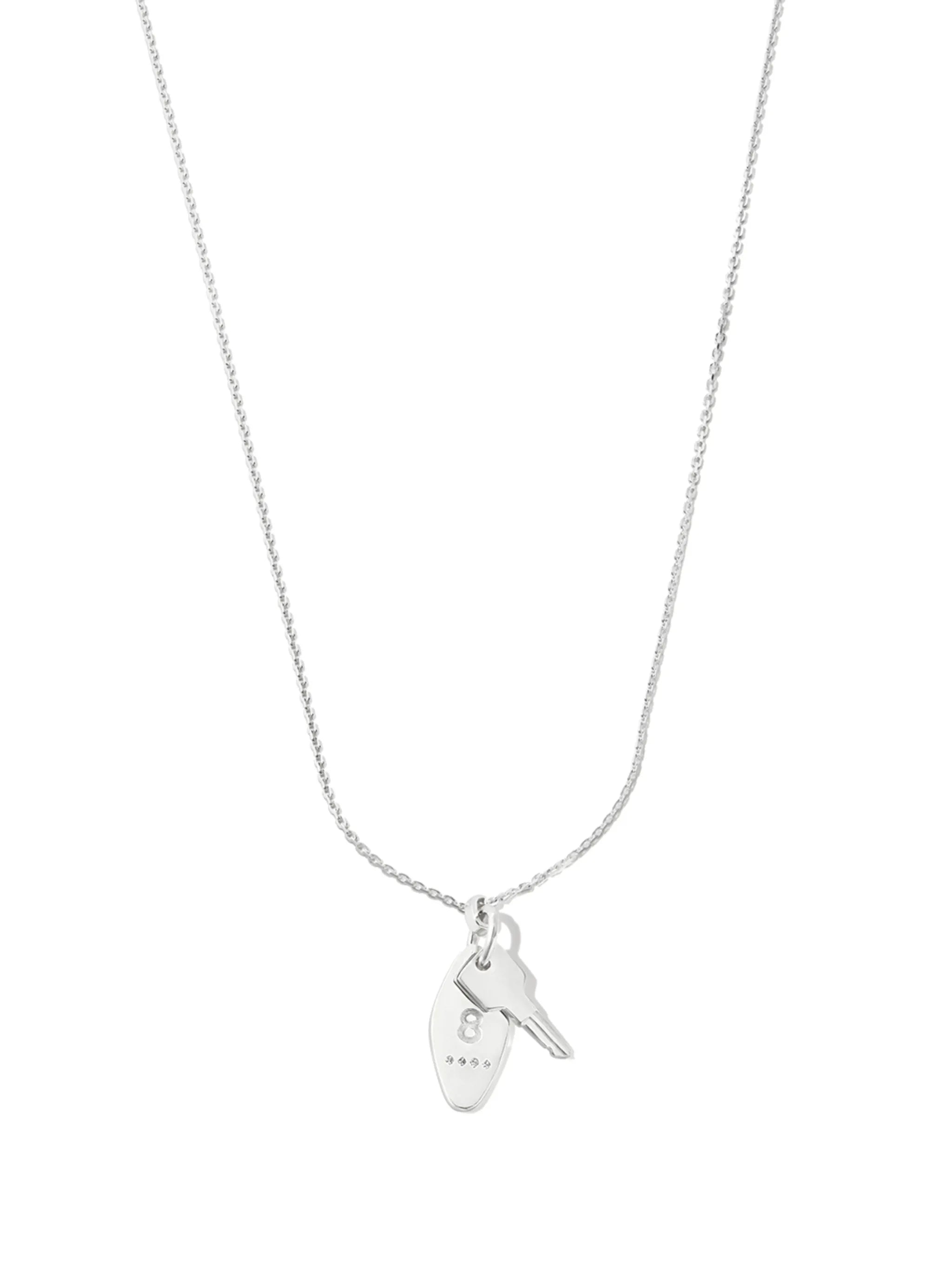 sterling silver Towers Key necklace