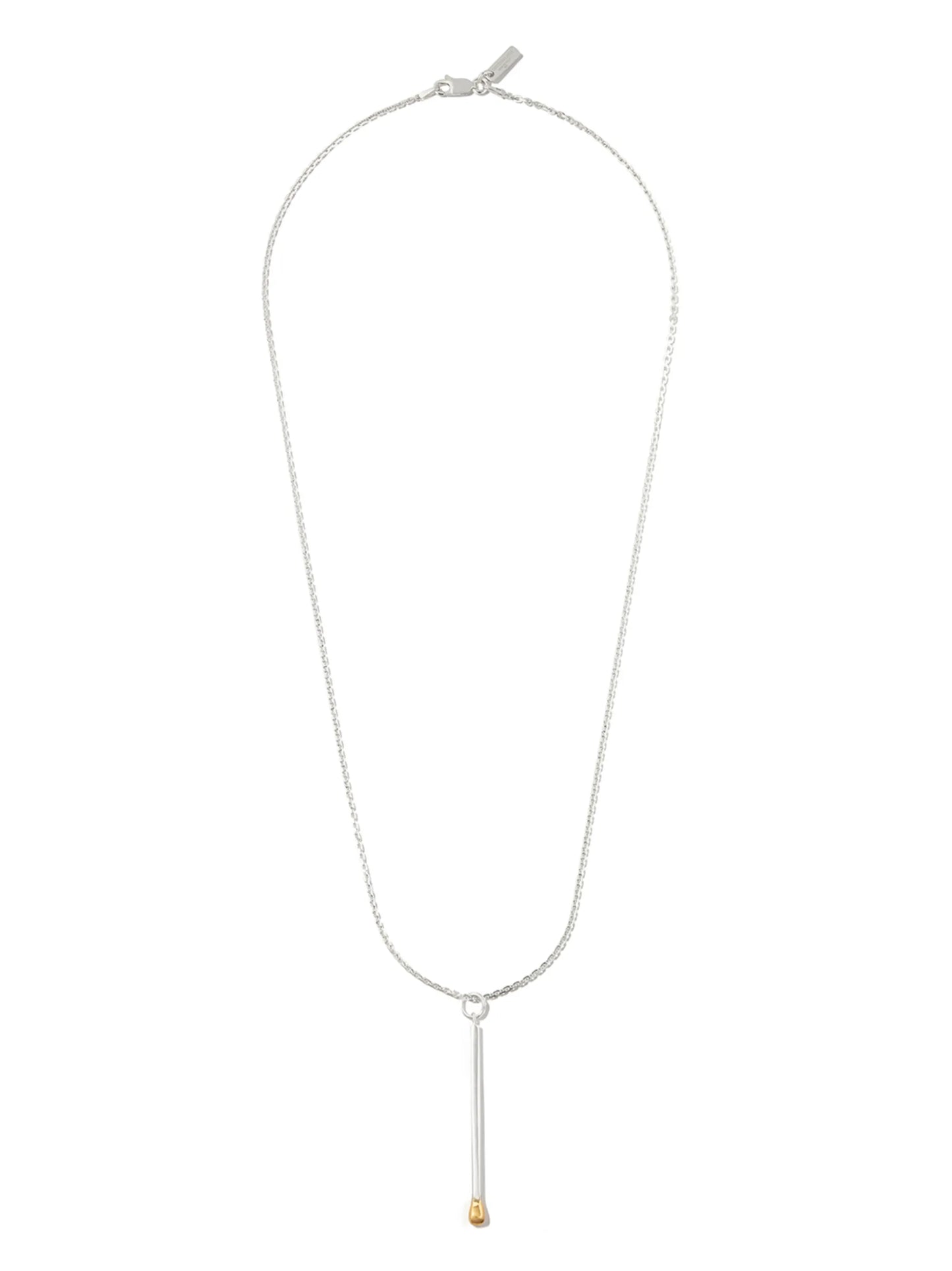 Matchstick pendant necklace