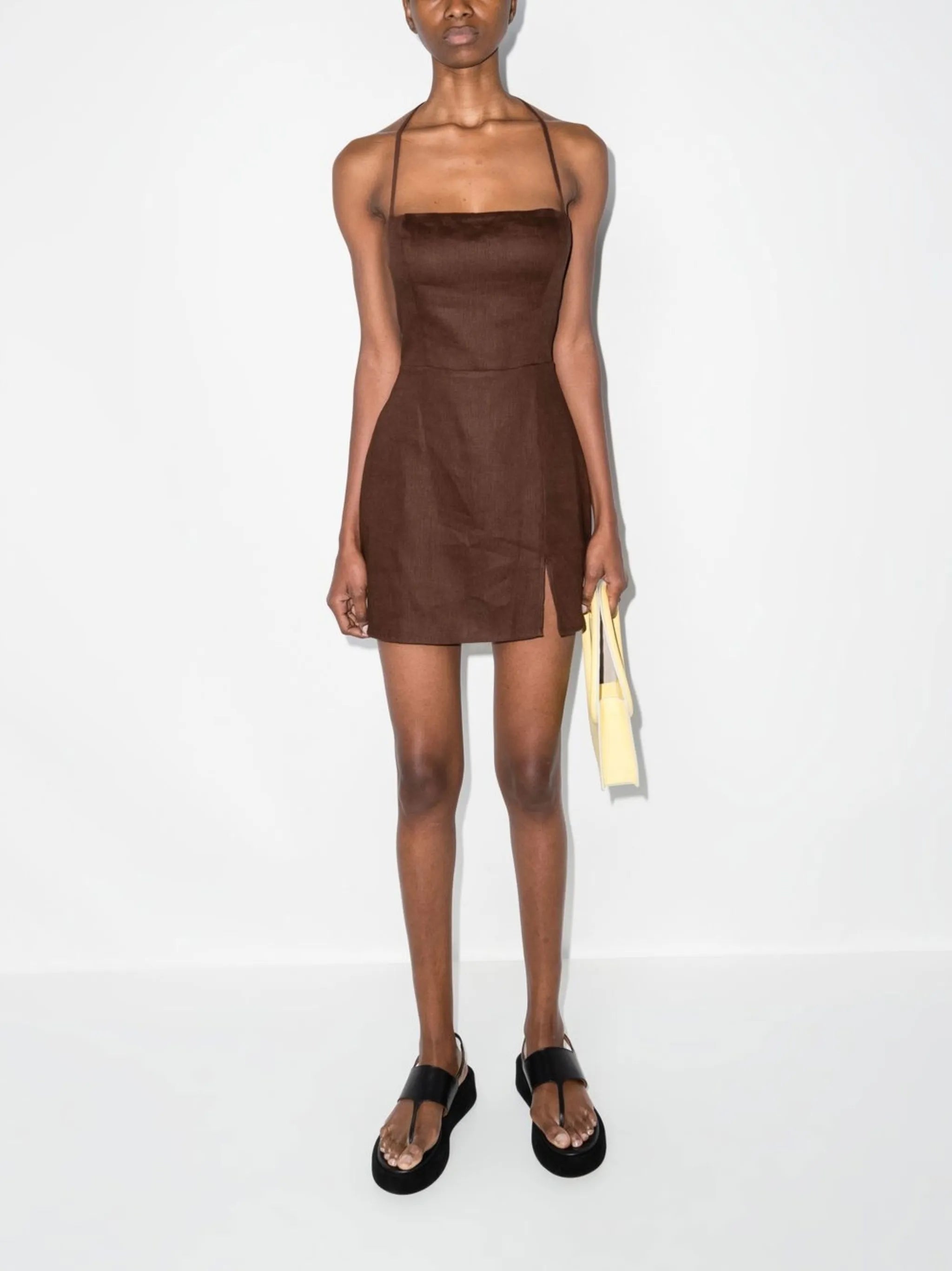 Linda linen minidress