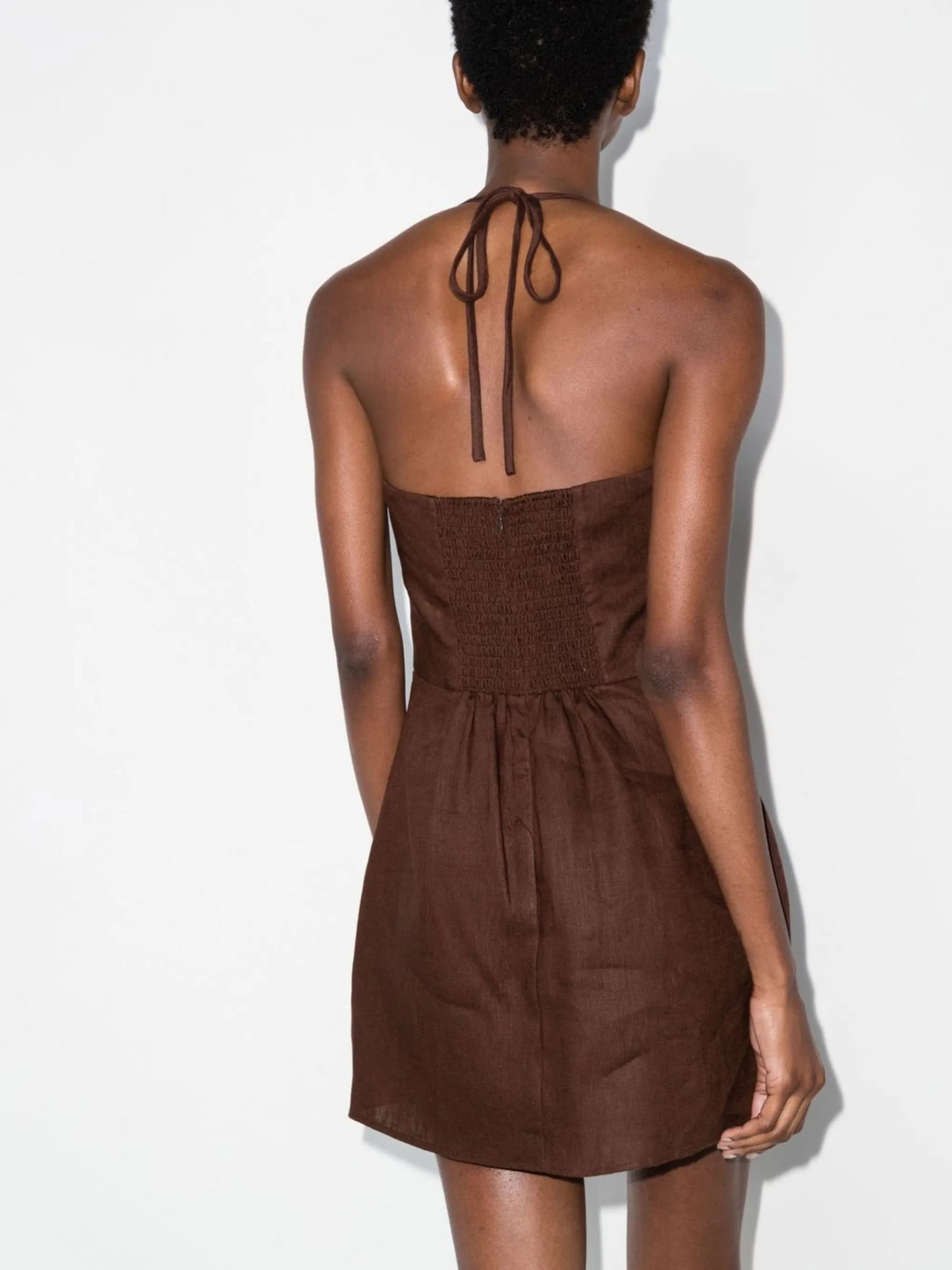 Linda linen minidress