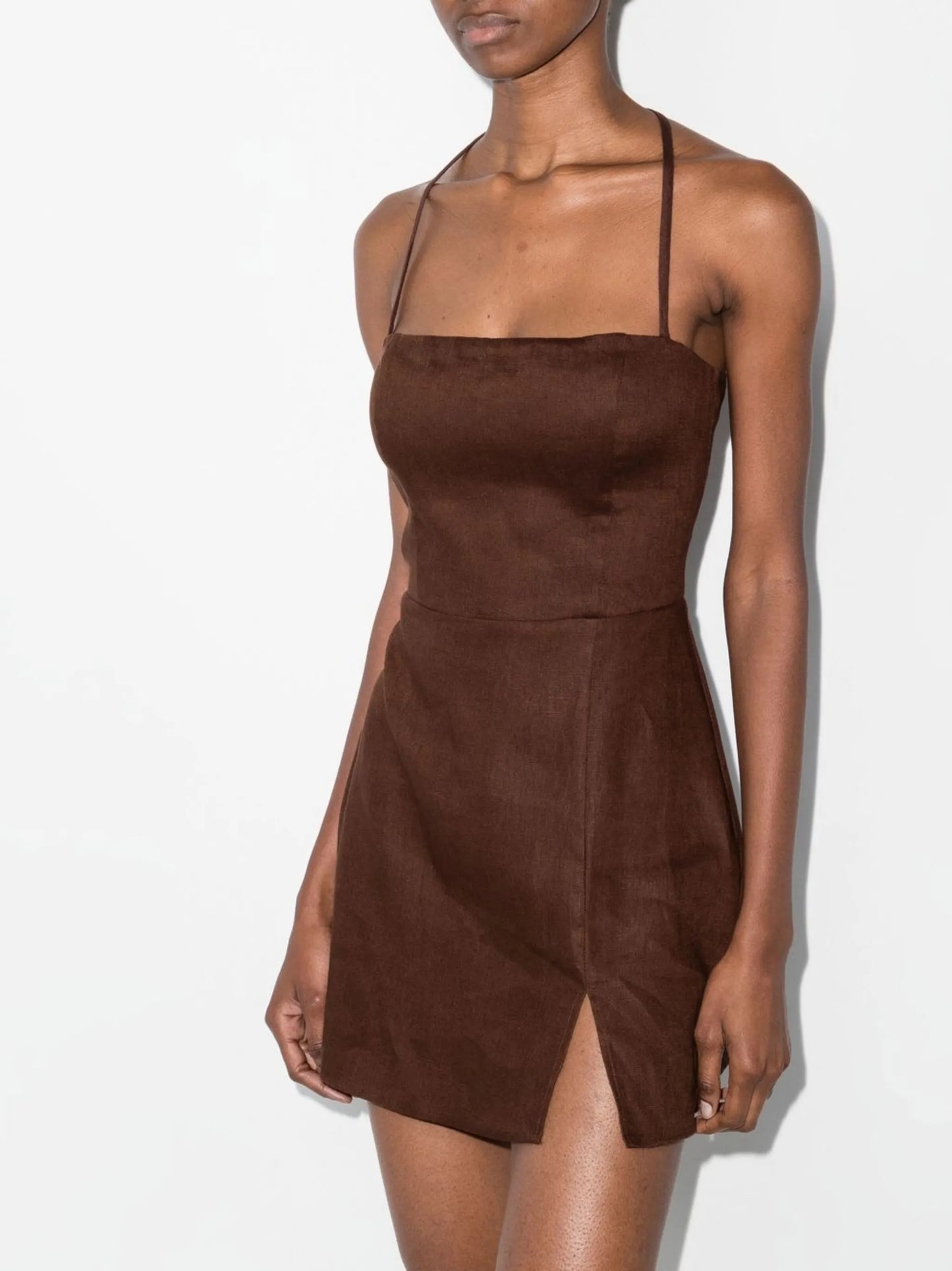 Linda linen minidress