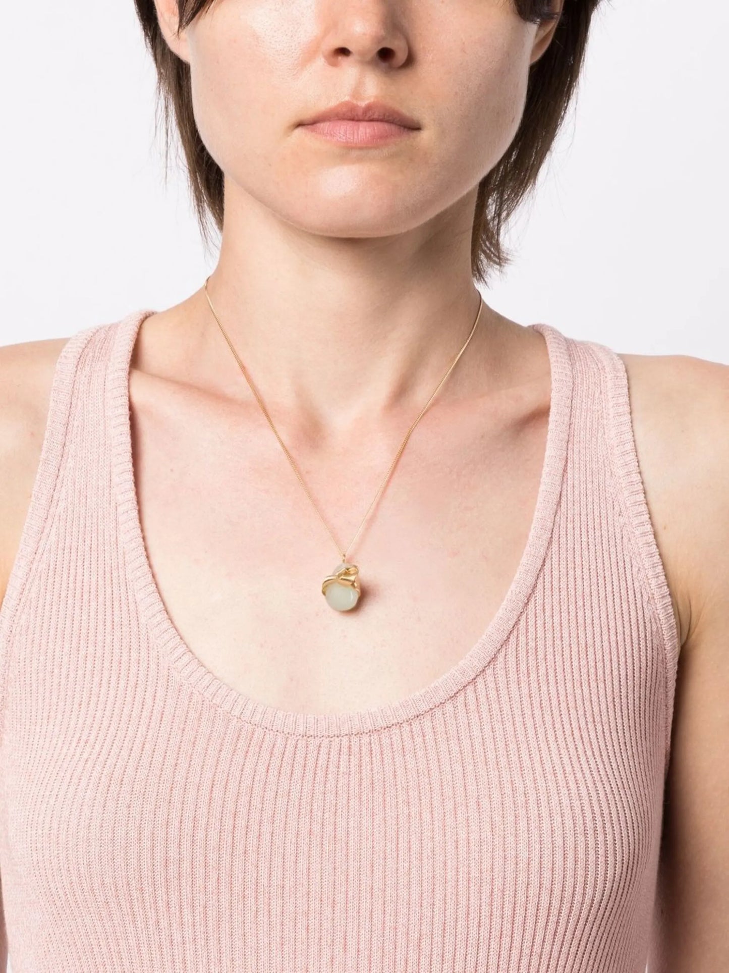 Frozen Gesture pendant necklace