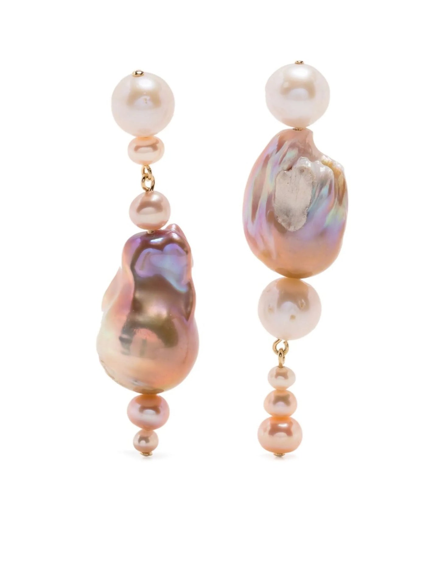 Float pearl drop earrings