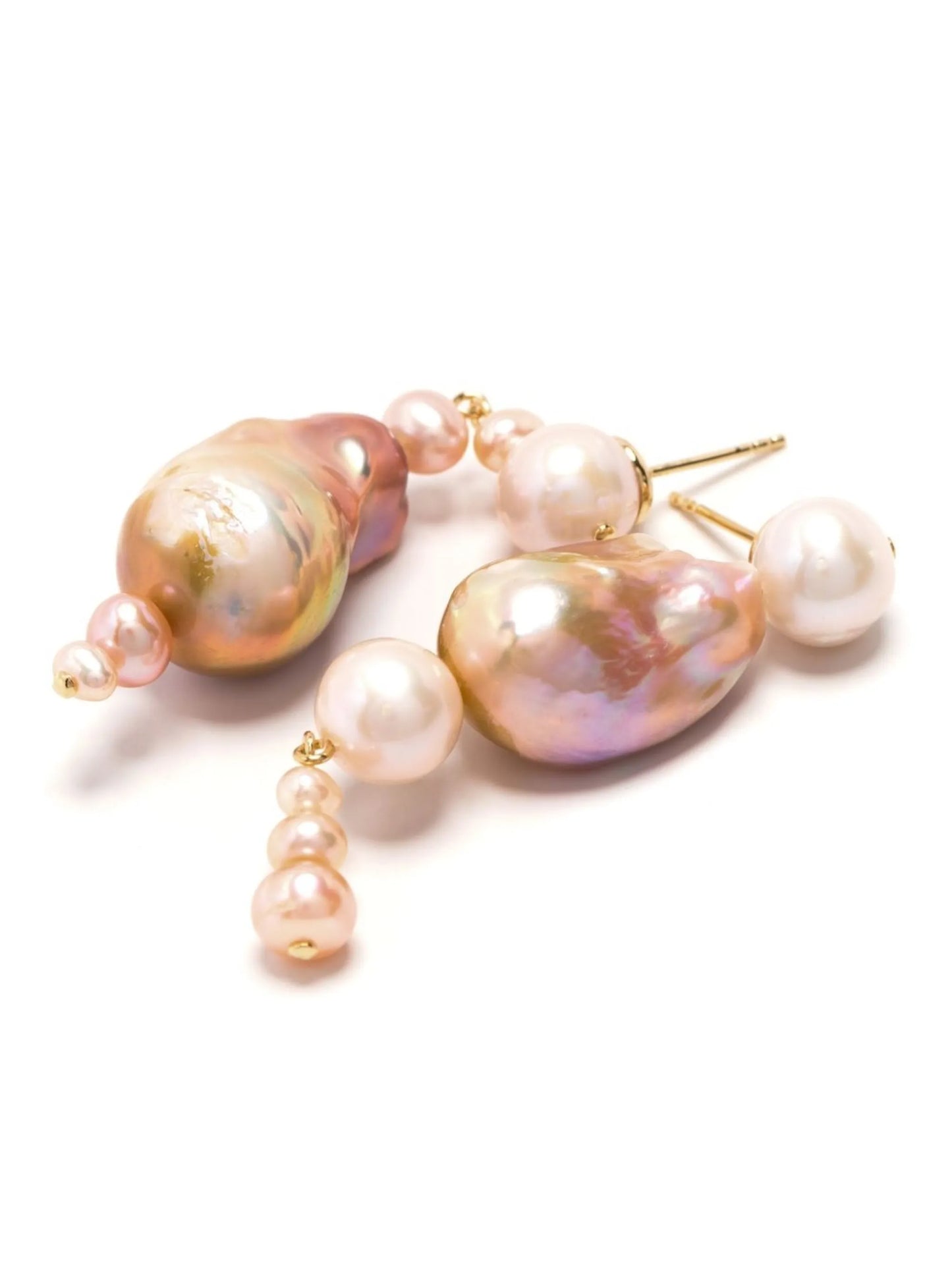 Float pearl drop earrings