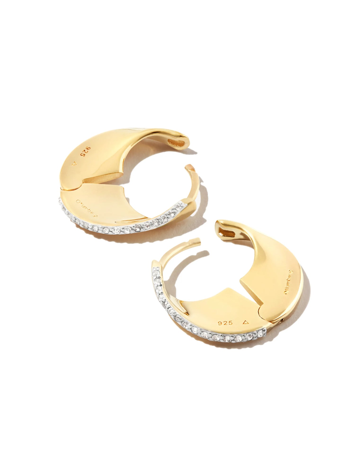 siren hoop earrings