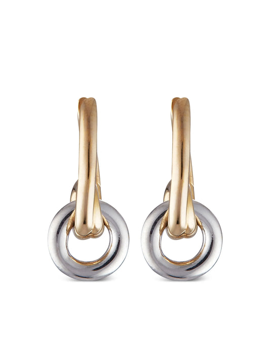 Loop Drop hoop earrings