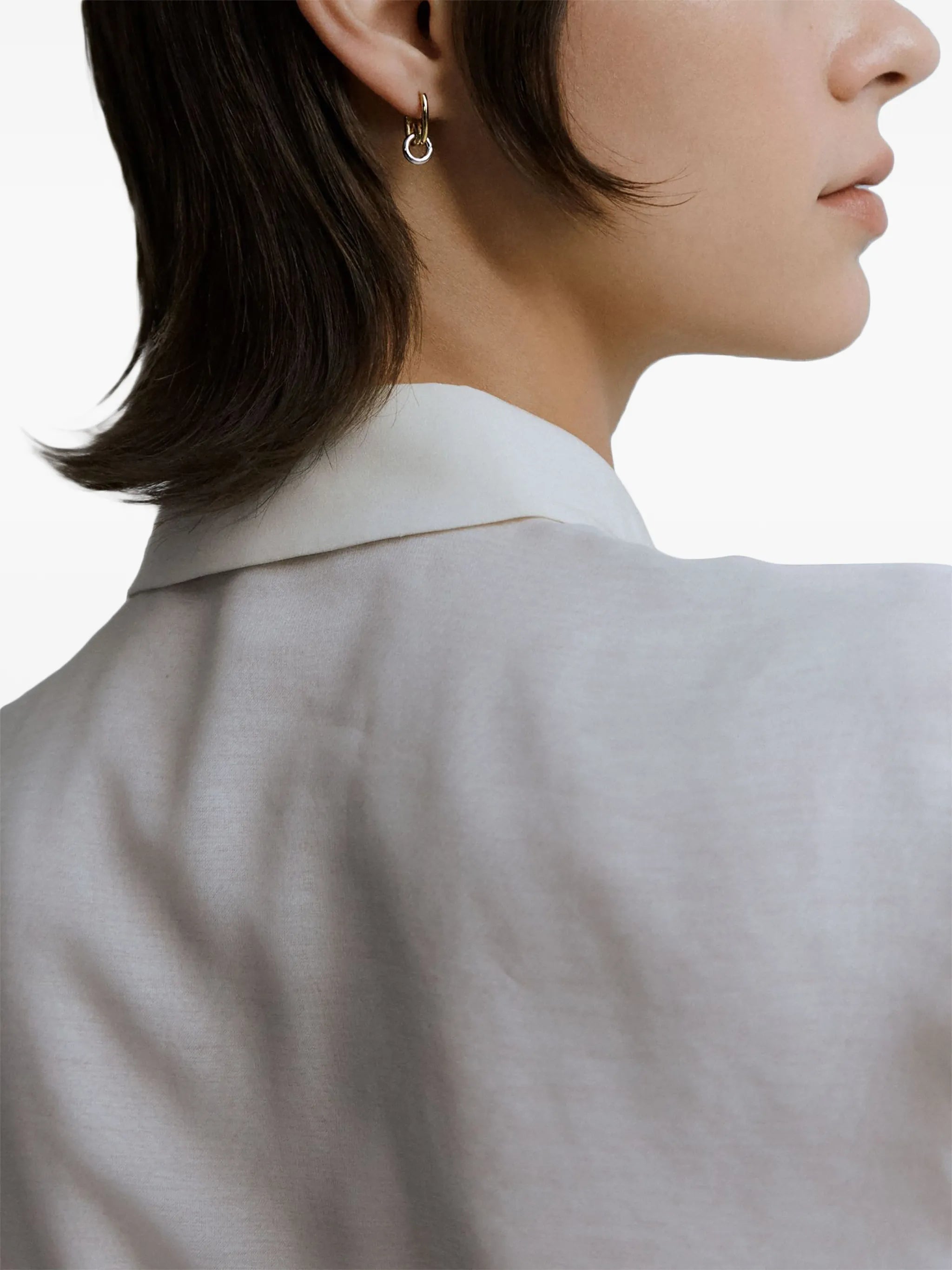 Loop Drop hoop earrings