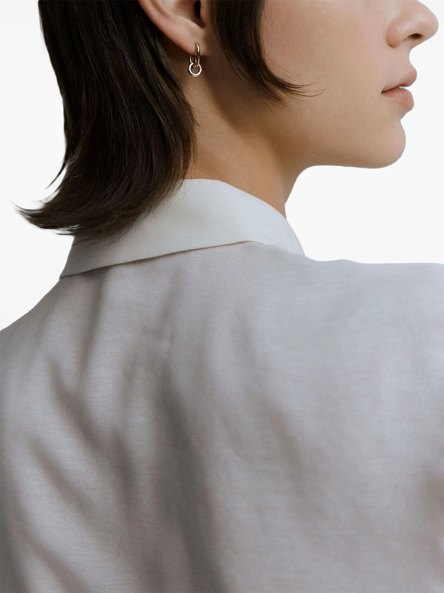 Loop Drop hoop earrings