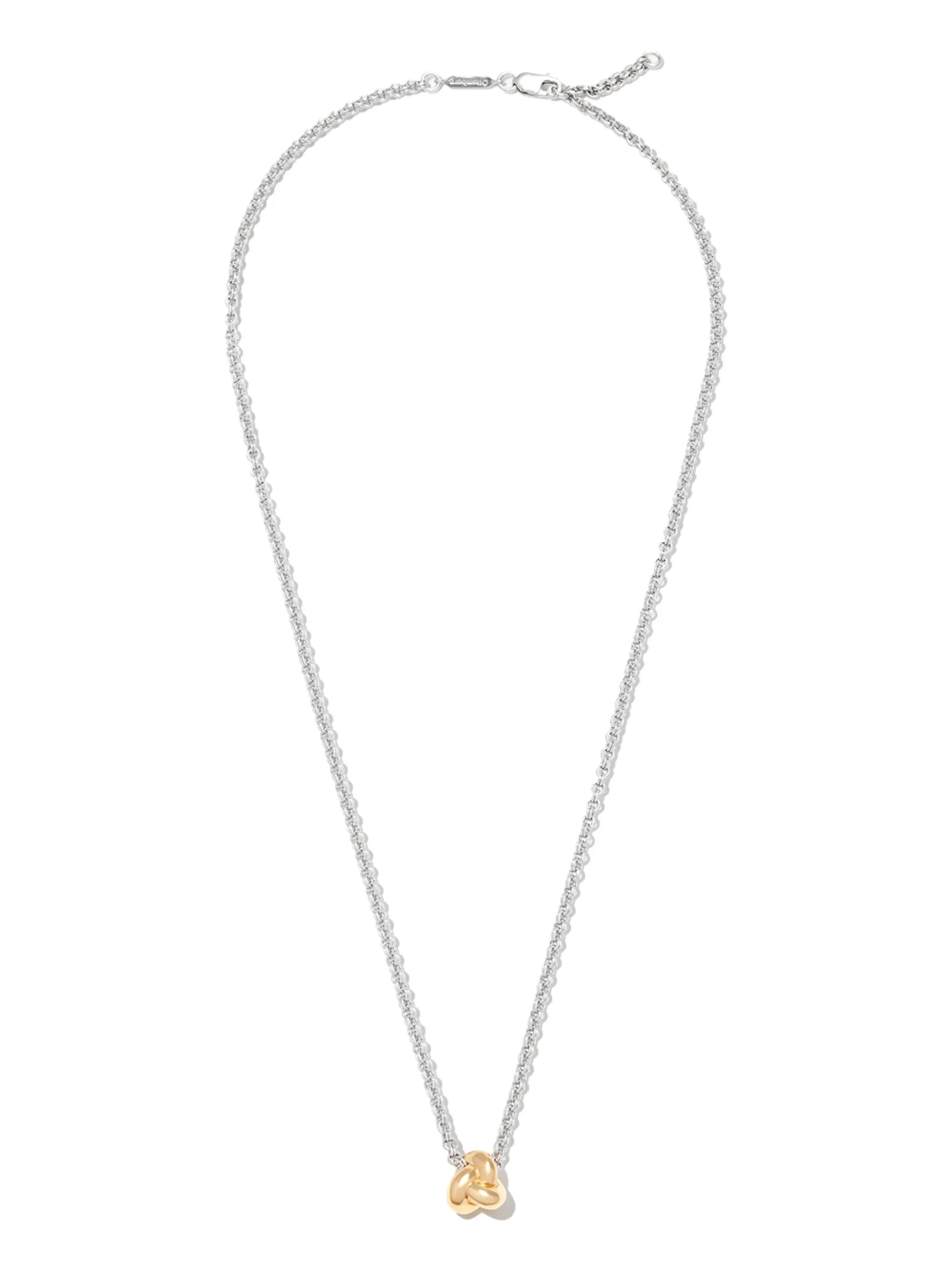 Mixed Metal Knot necklace