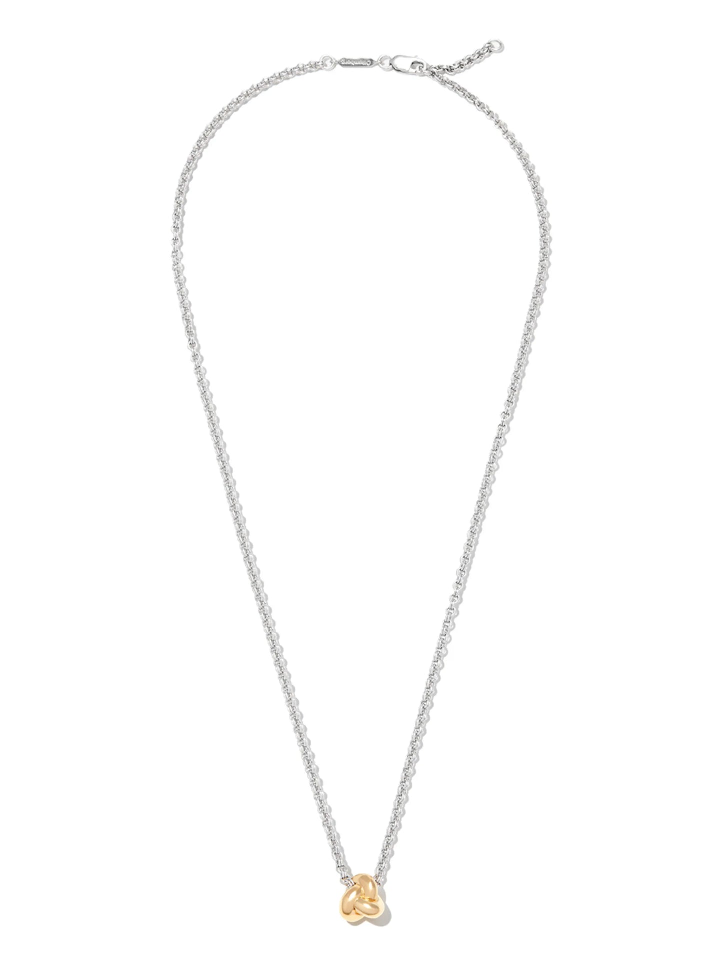 Mixed Metal Knot necklace