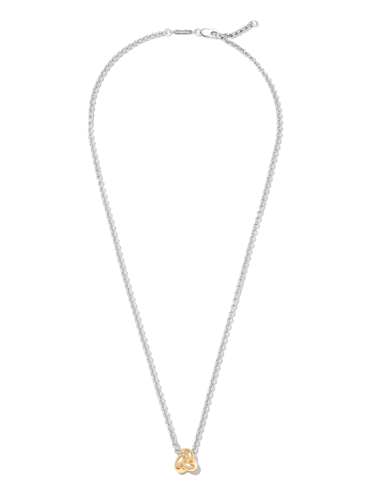 Mixed Metal Knot necklace