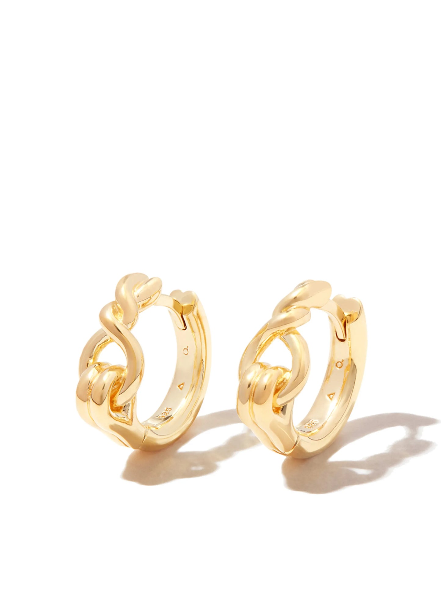 Locked Hoop earrings