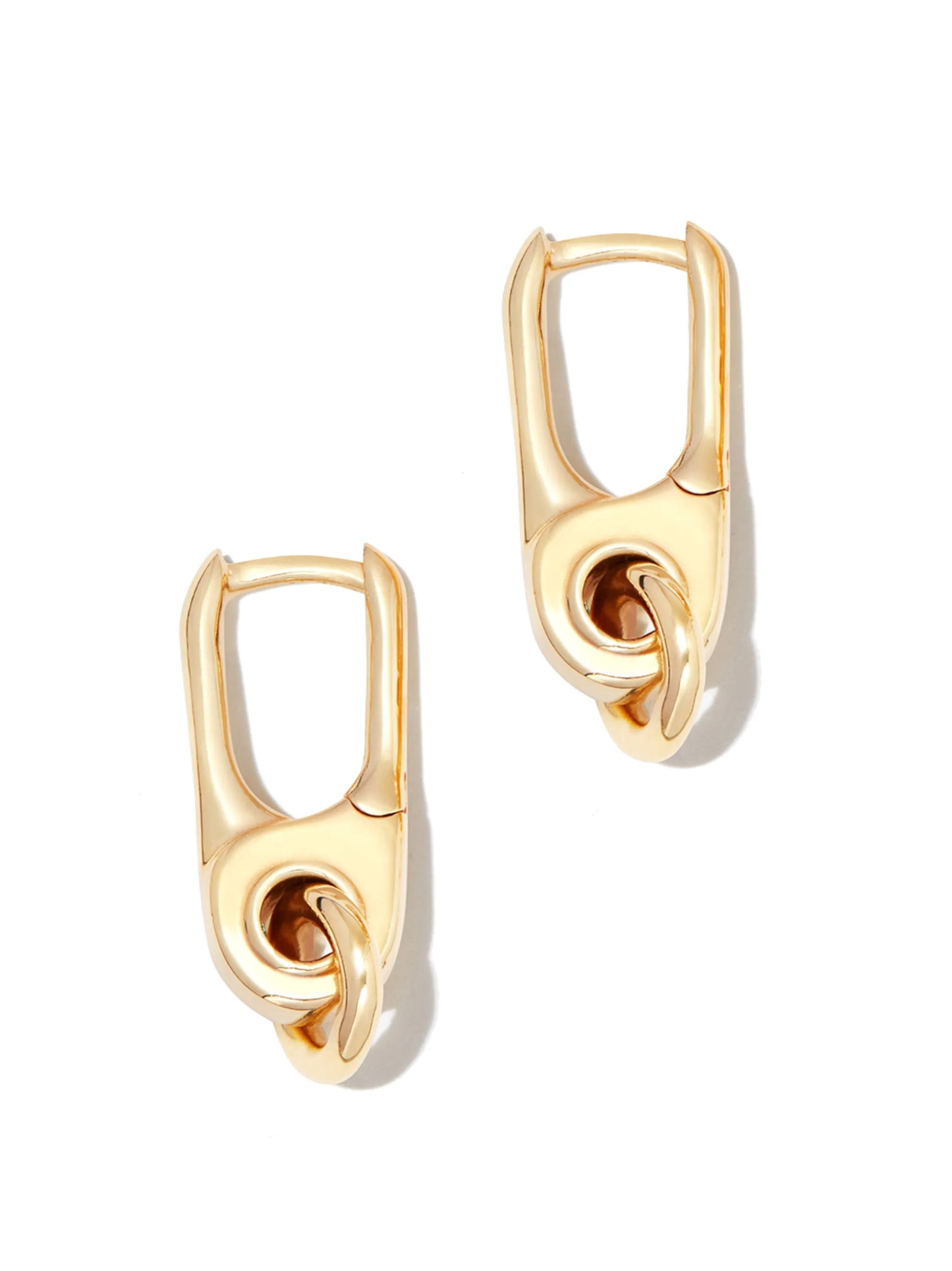 Carabiner hoop earrings