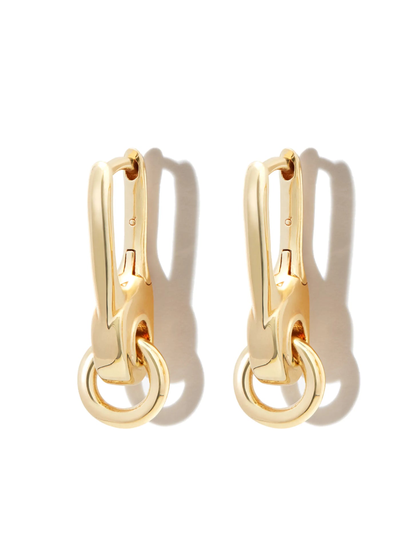 Carabiner hoop earrings