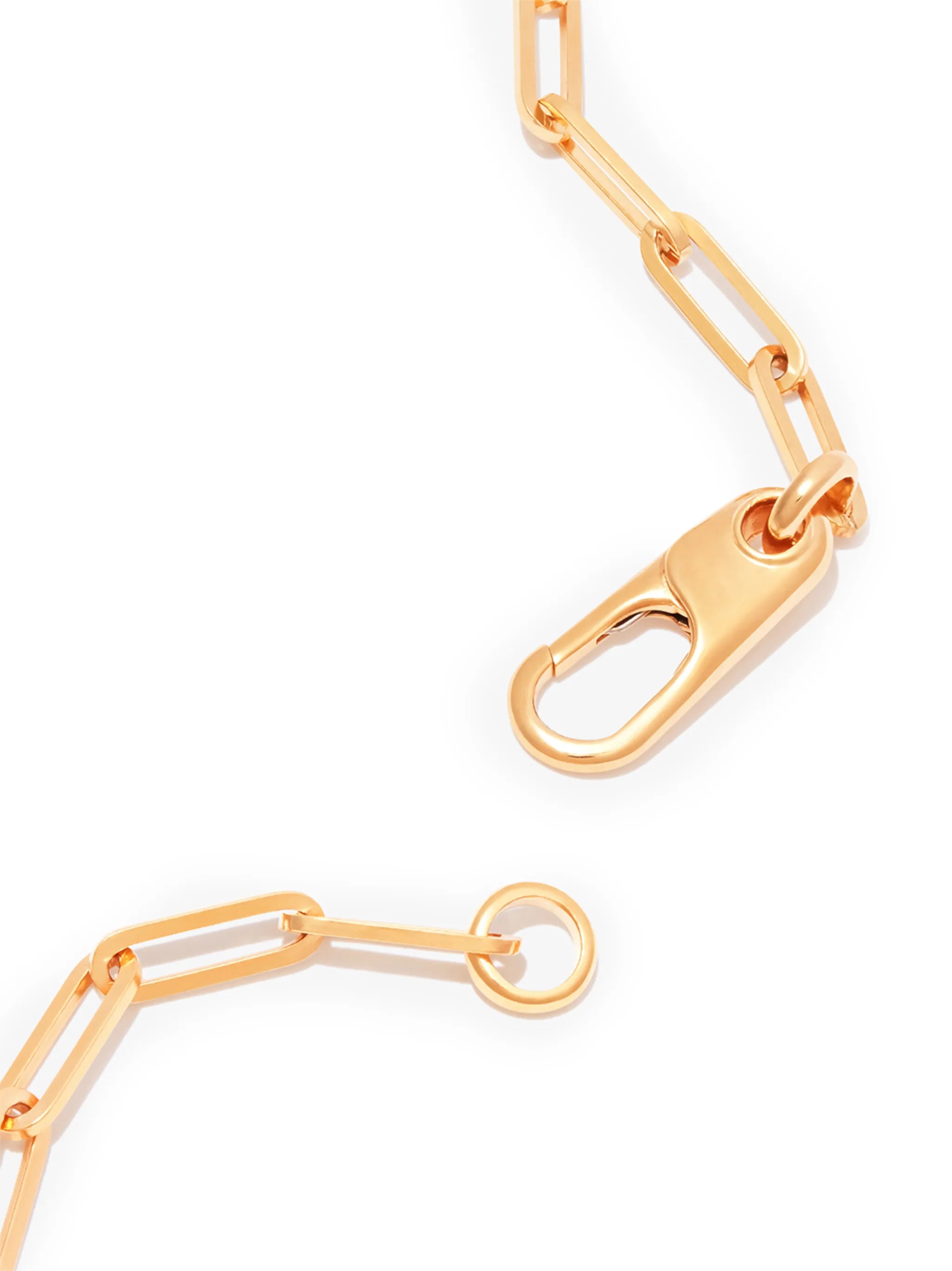gold vermeil-plated chain-link necklace