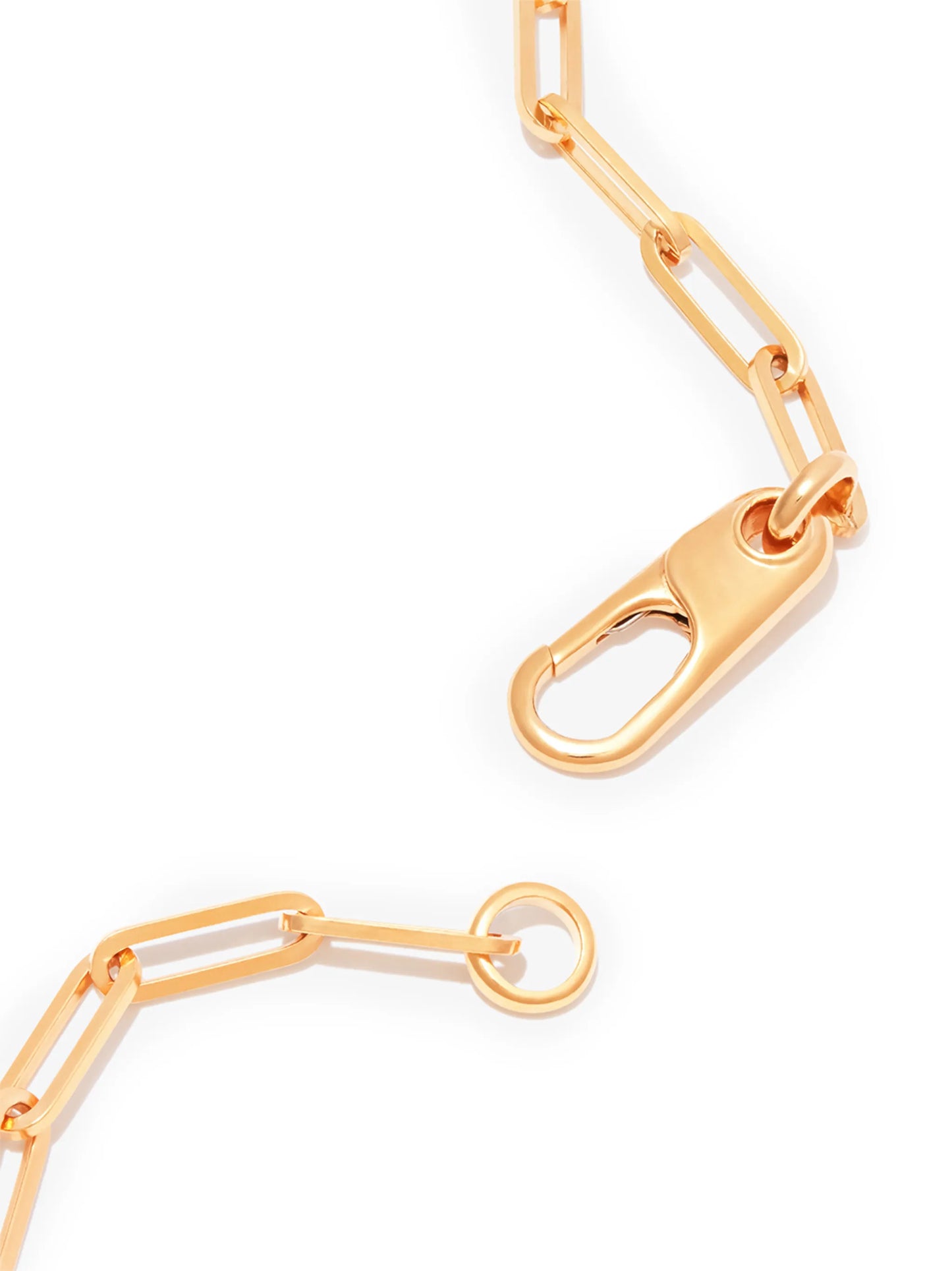 gold vermeil-plated chain-link necklace