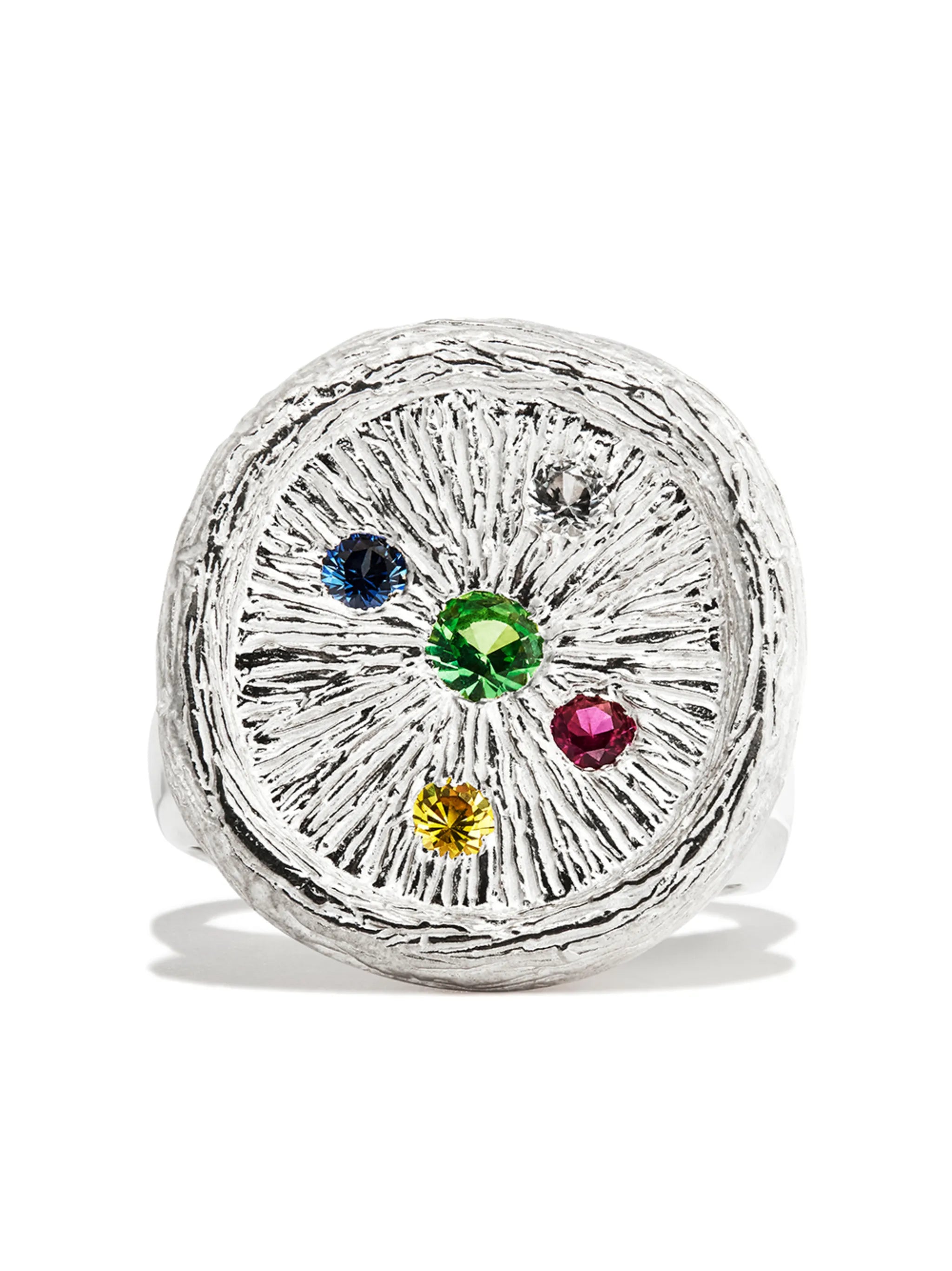 Plants See Better sapphire signet ring