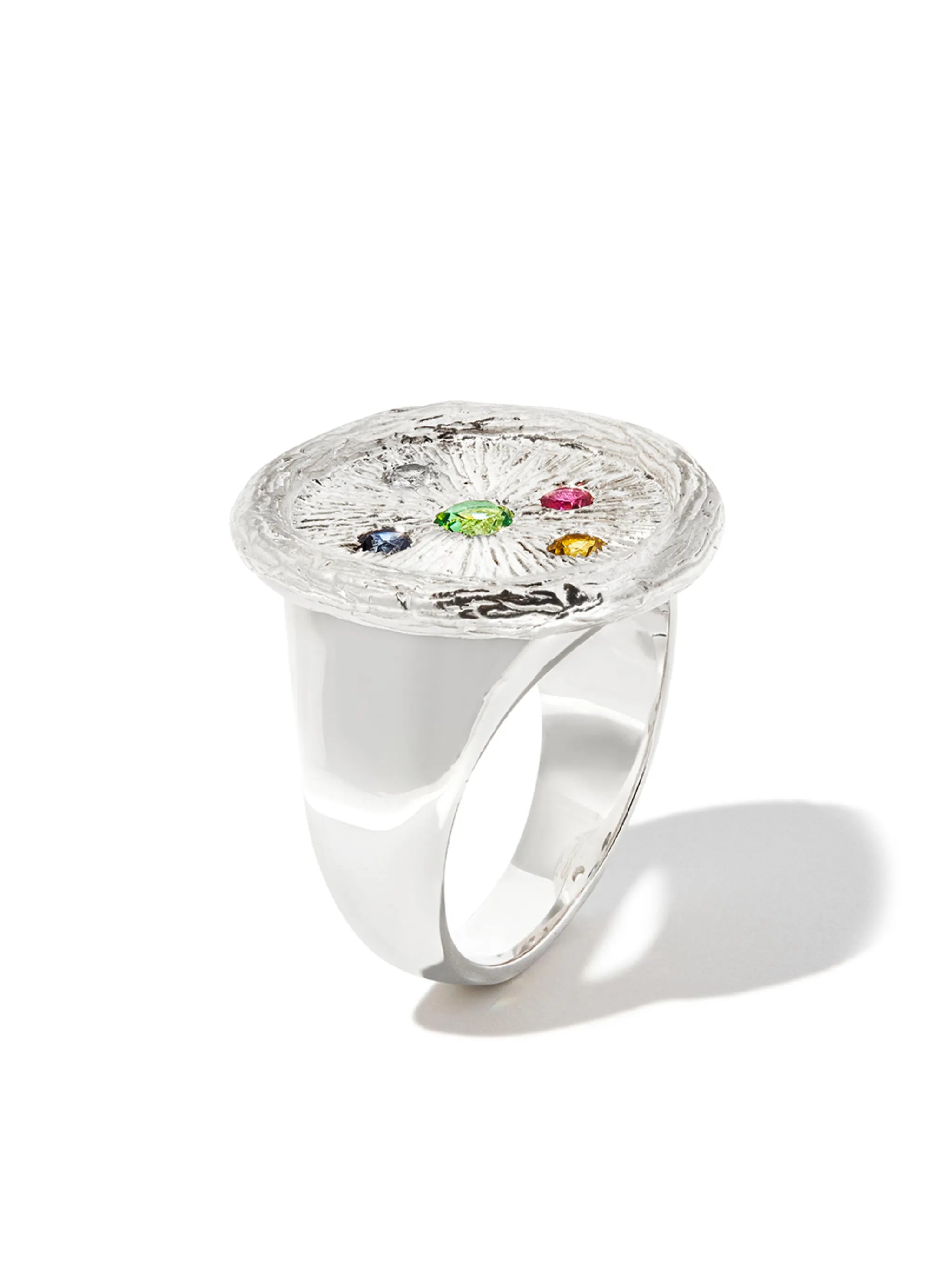 Plants See Better sapphire signet ring