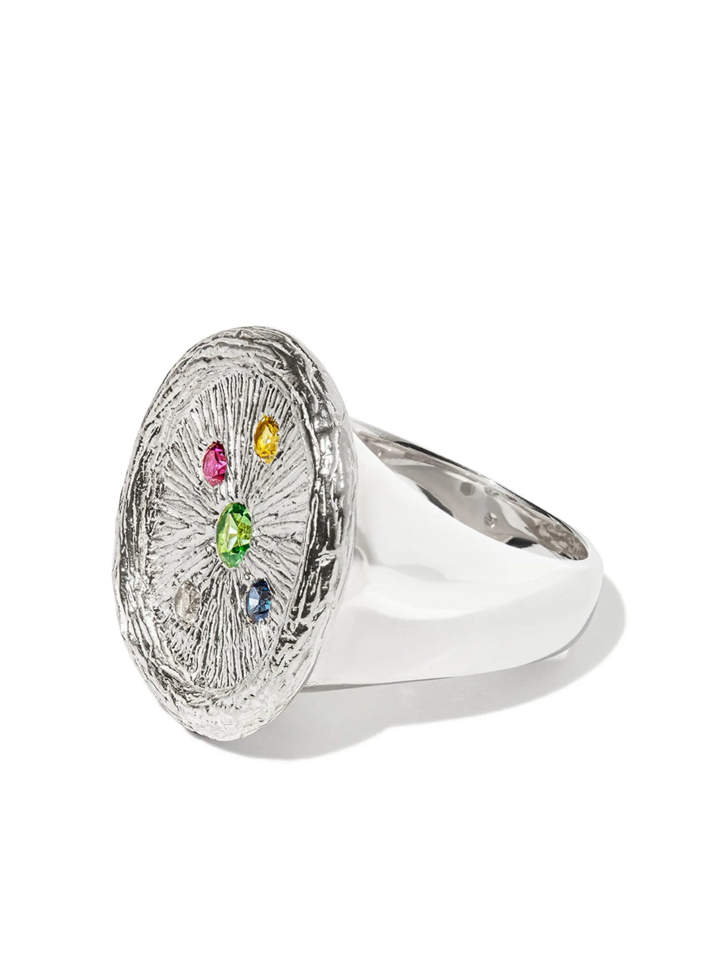 Plants See Better sapphire signet ring