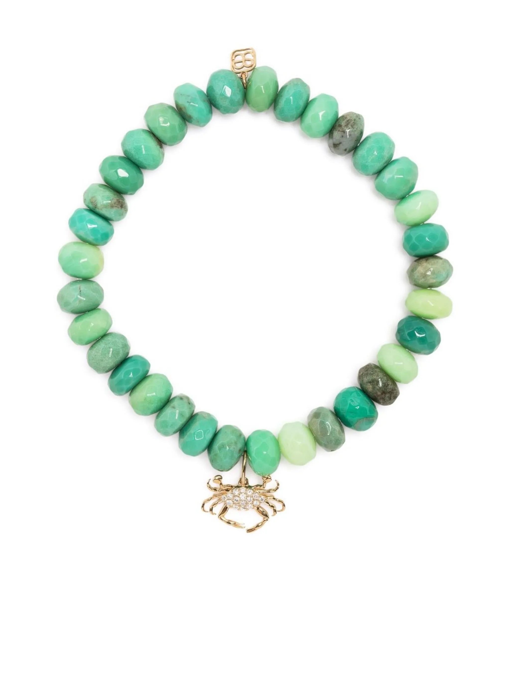14kt yellow gold beaded bracelet