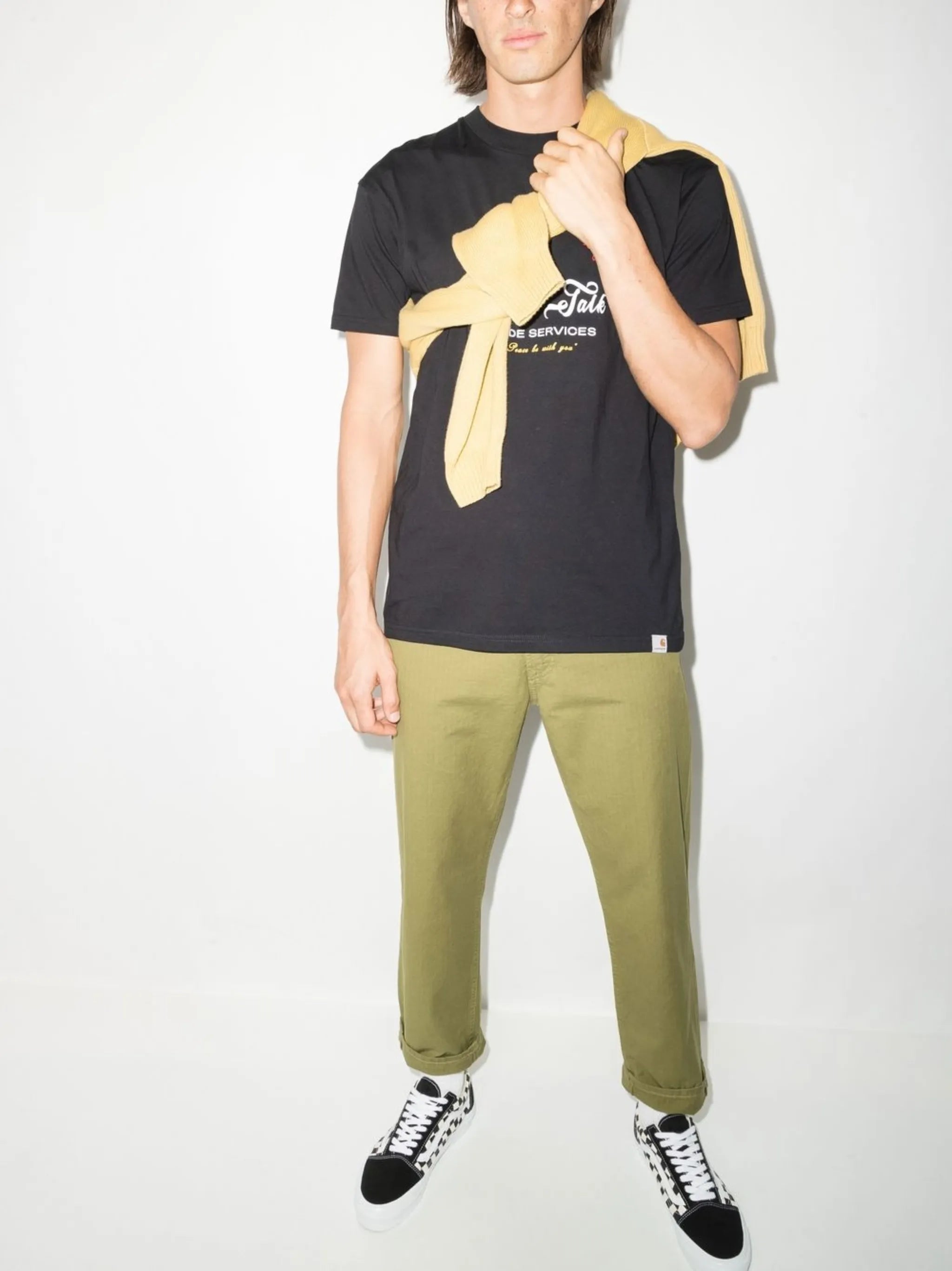x Small Talk Studio screen-print T-shirt