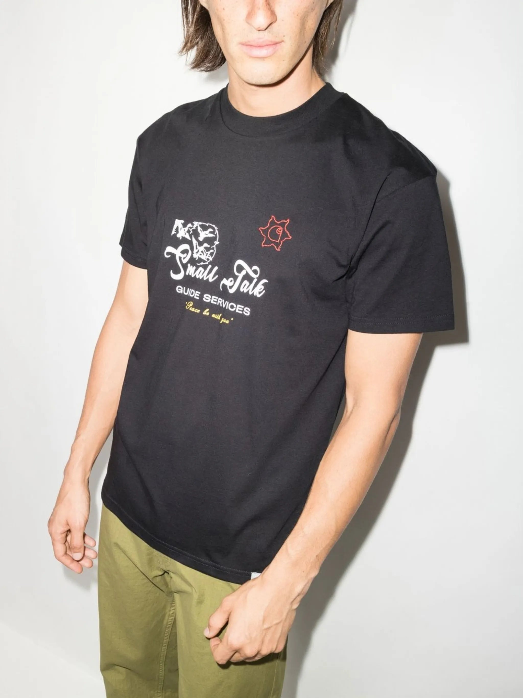 x Small Talk Studio screen-print T-shirt