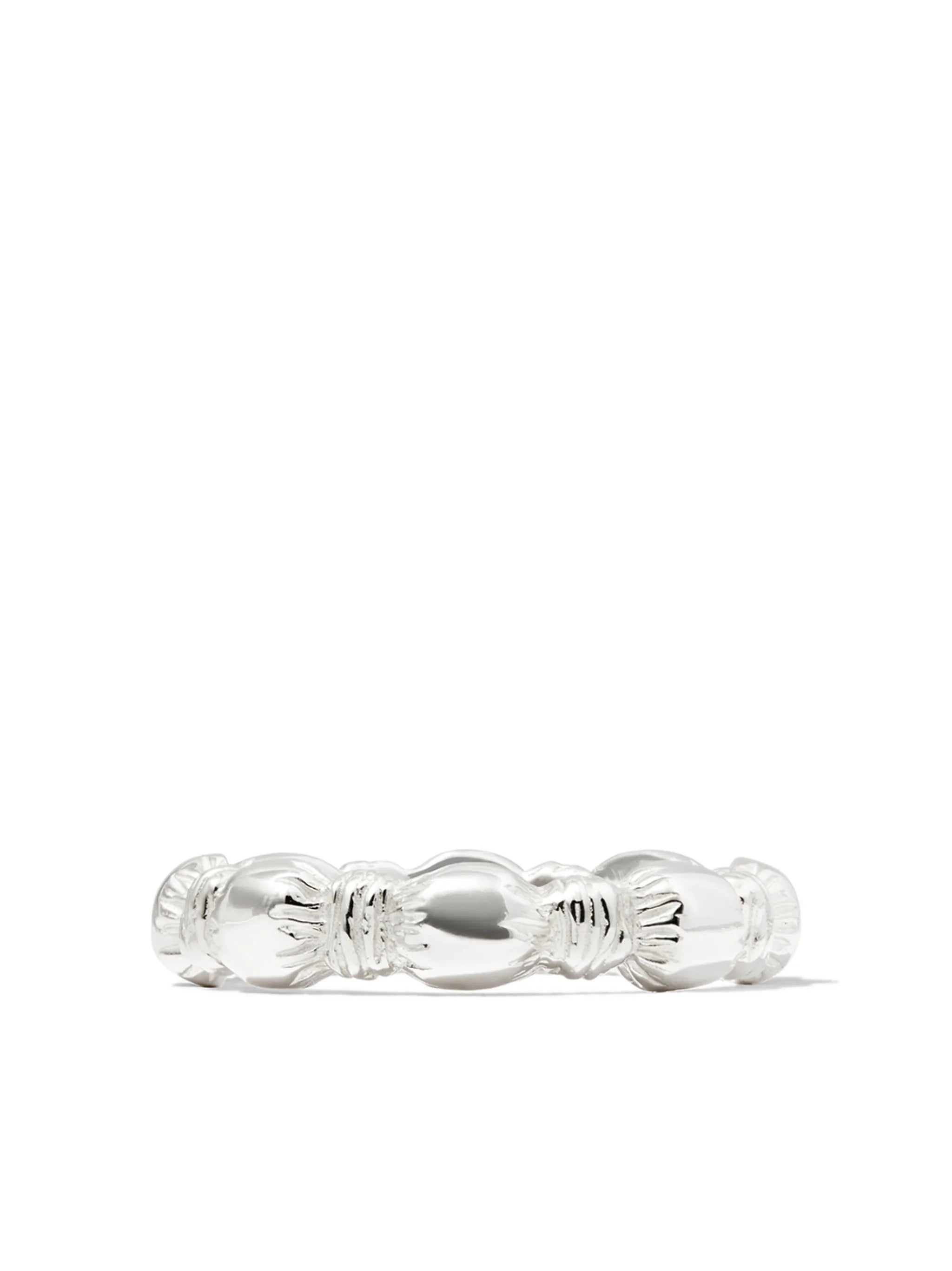 sterling silver Nature Round Root ring