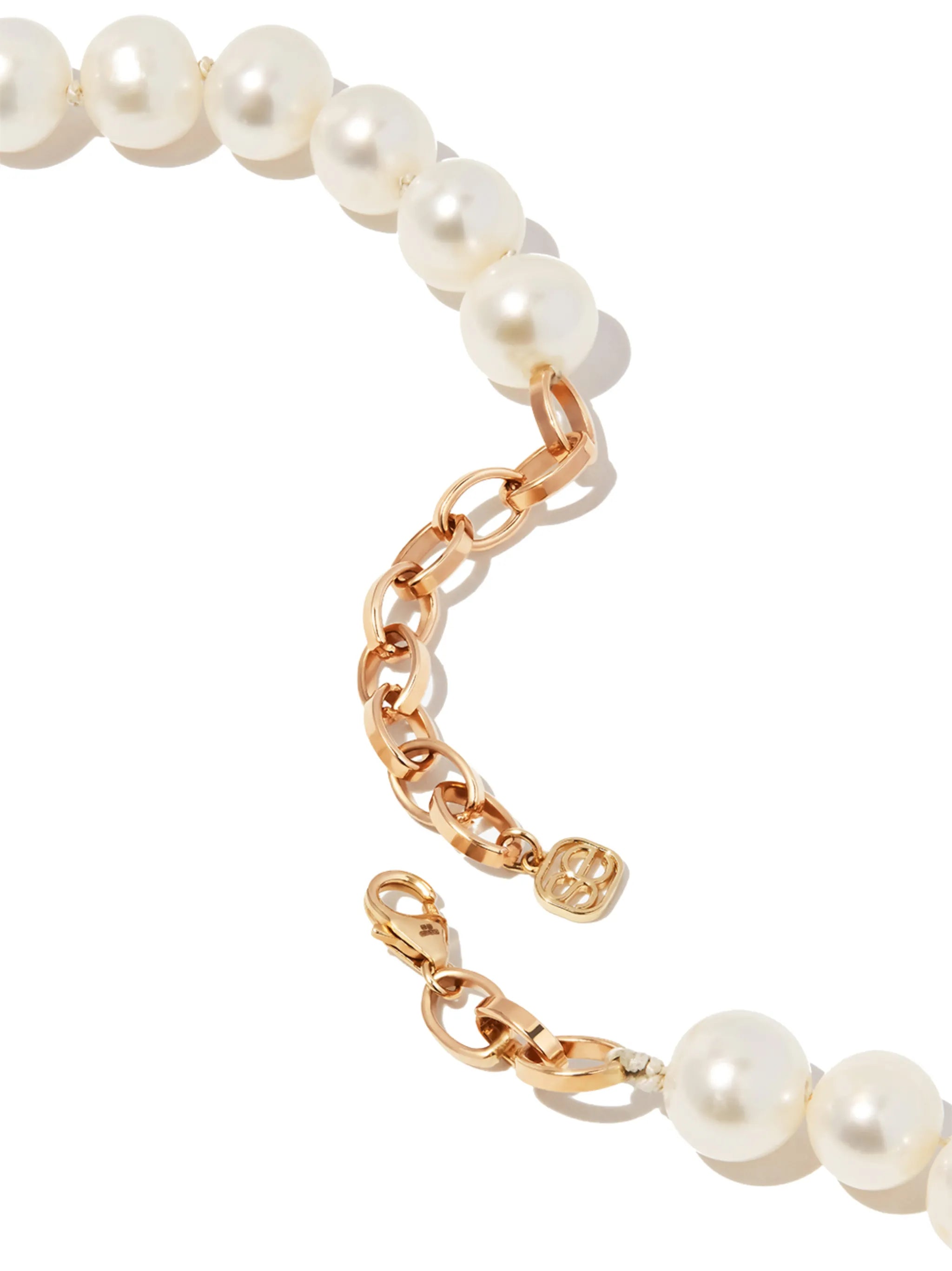 14kt yellow gold rainbow gemstone pearl choker