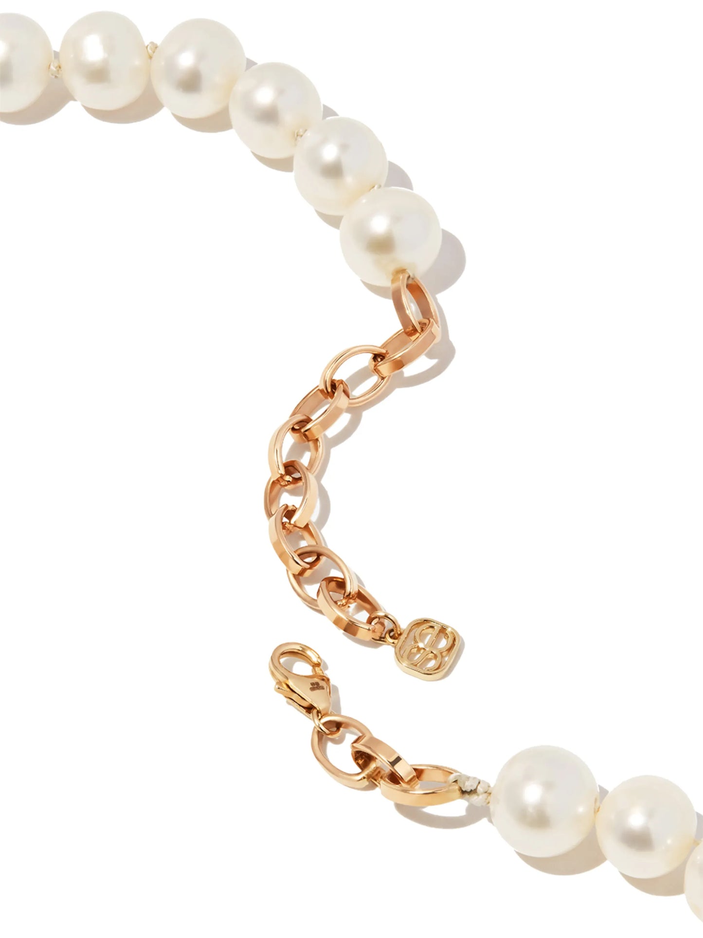 14kt yellow gold rainbow gemstone pearl choker