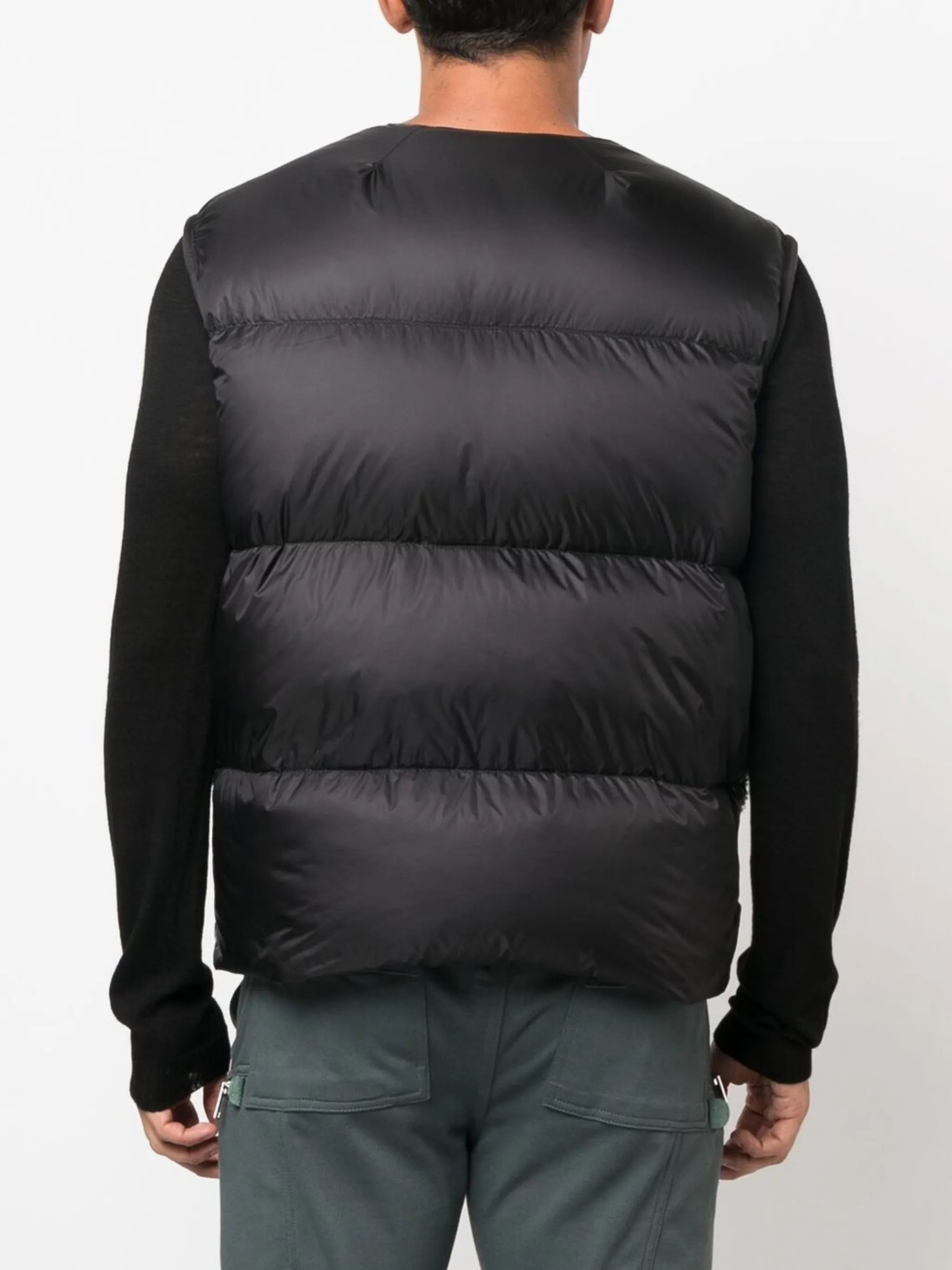 feather-down cargo vest