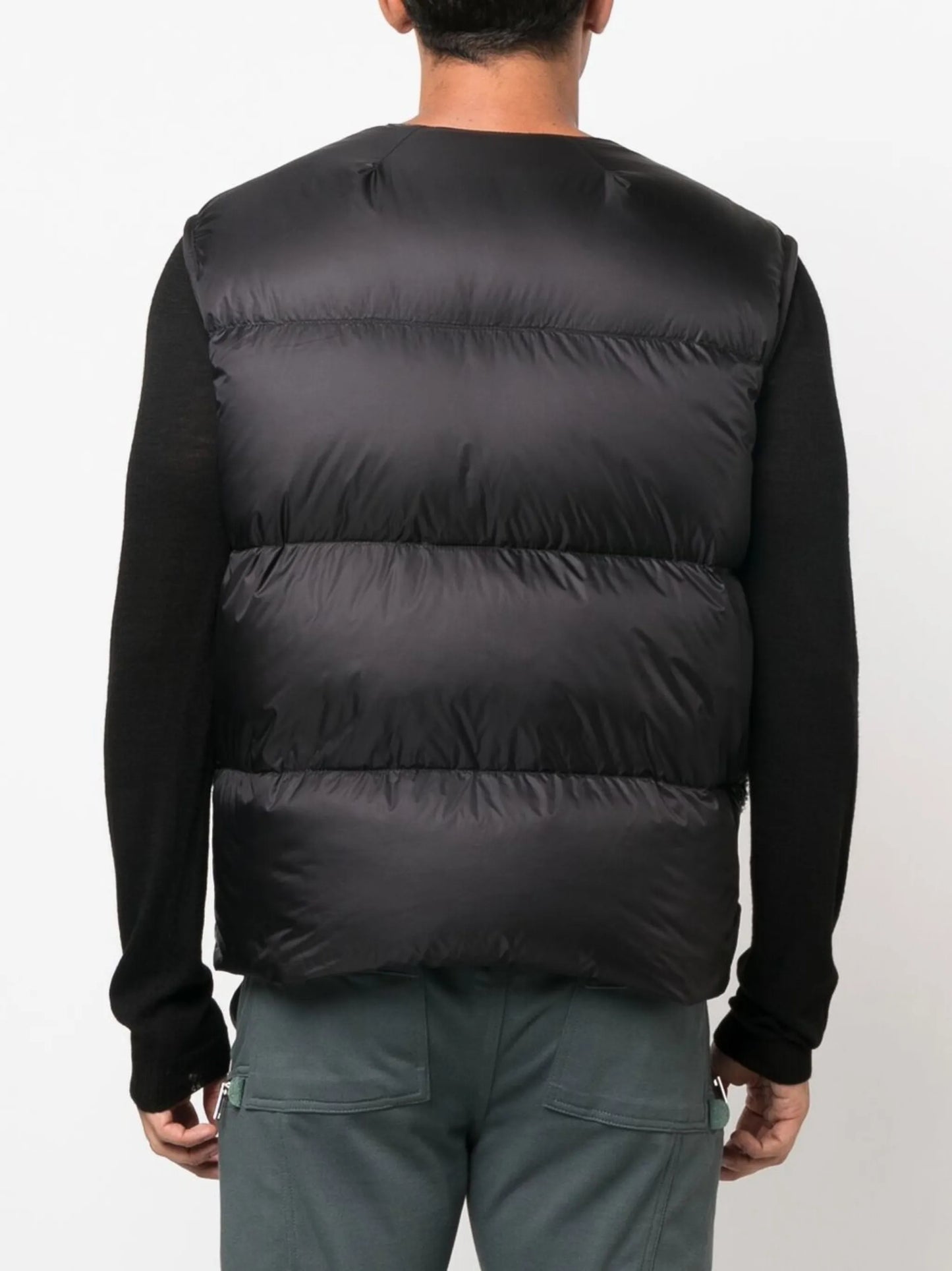 feather-down cargo vest