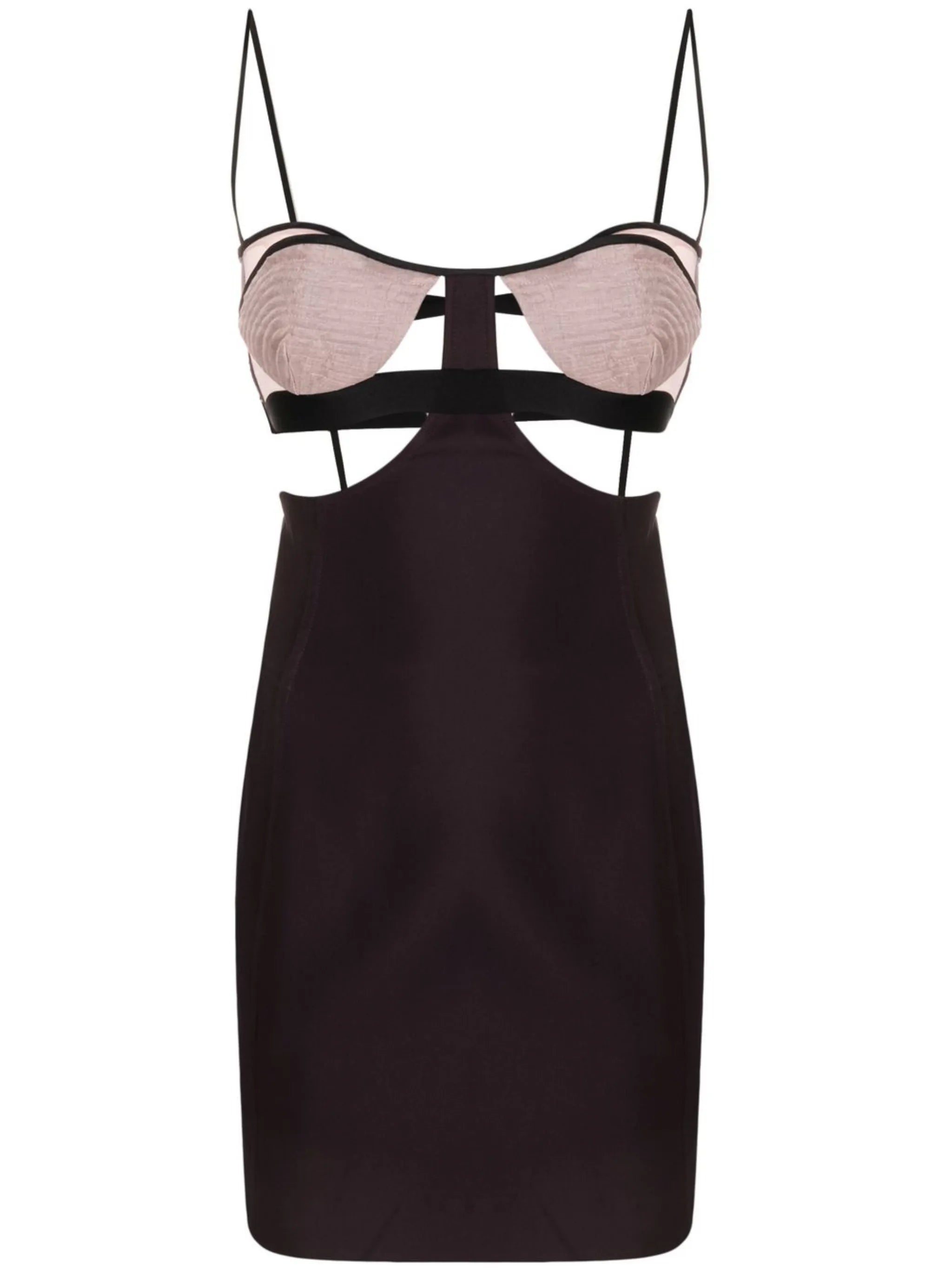 bustier cut-out dress