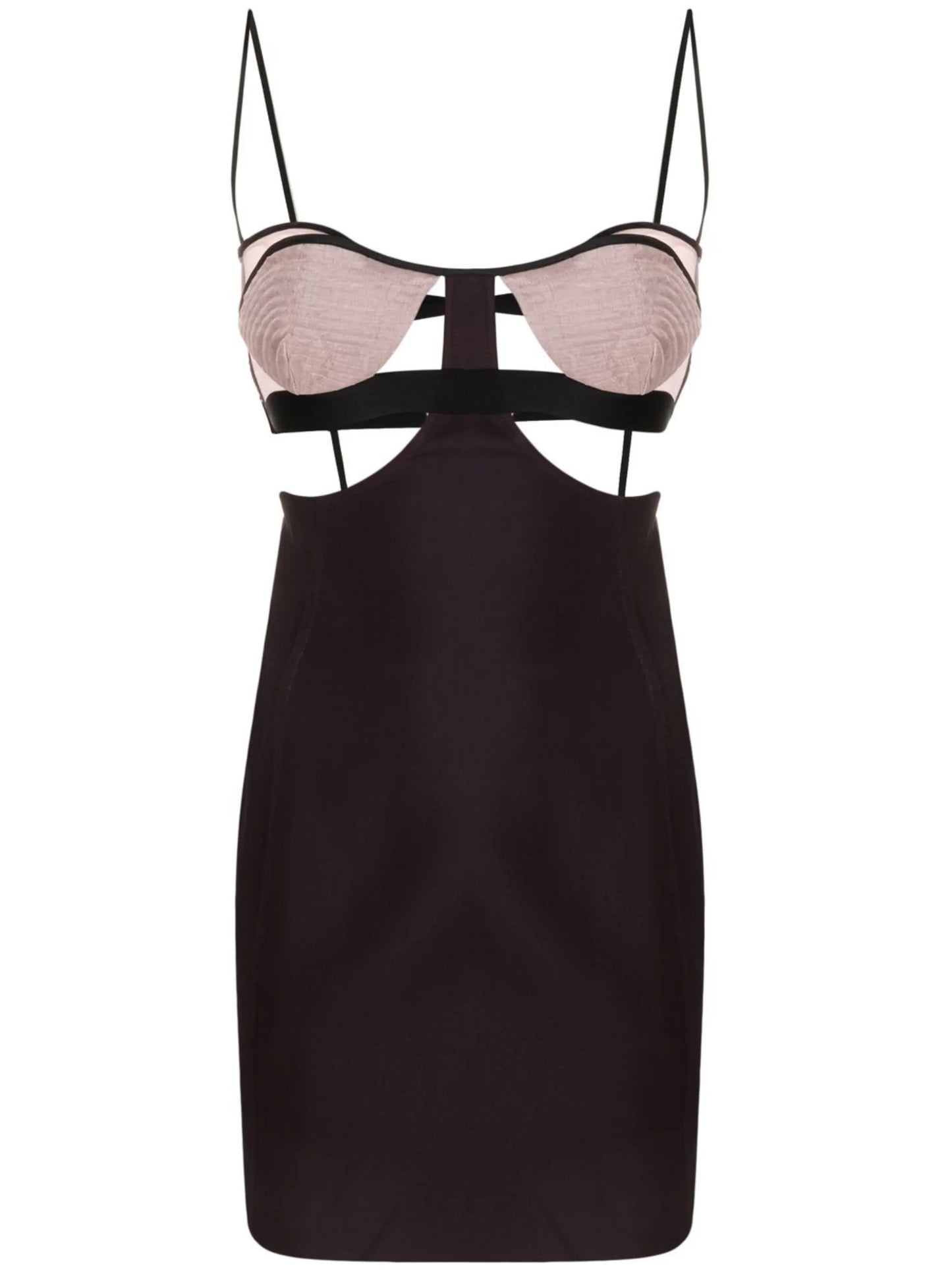 bustier cut-out dress