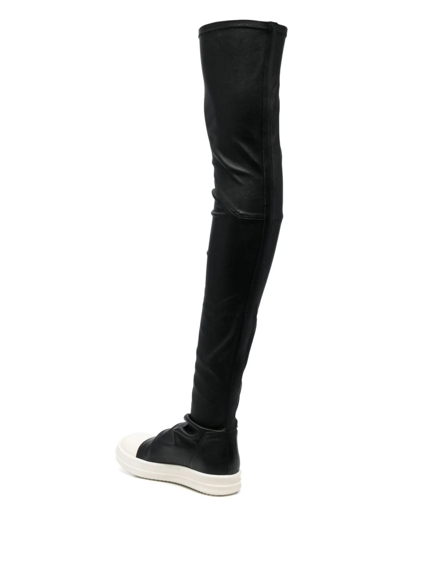 thigh-high flatform boots