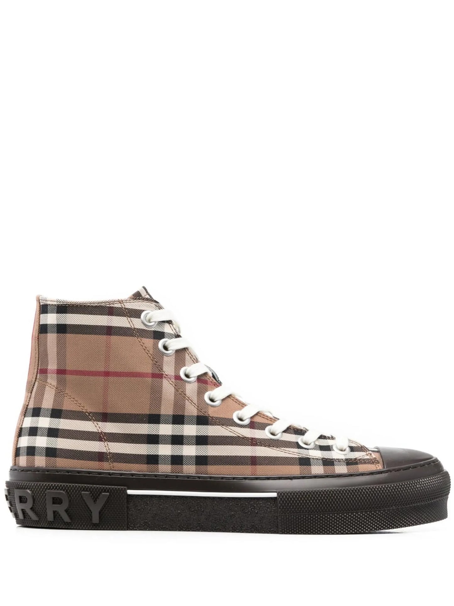 Vintage Check high-top sneakers