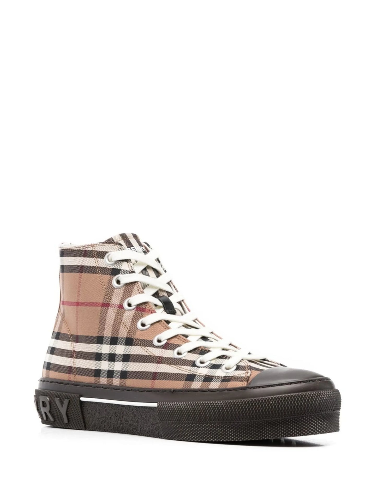 Vintage Check high-top sneakers