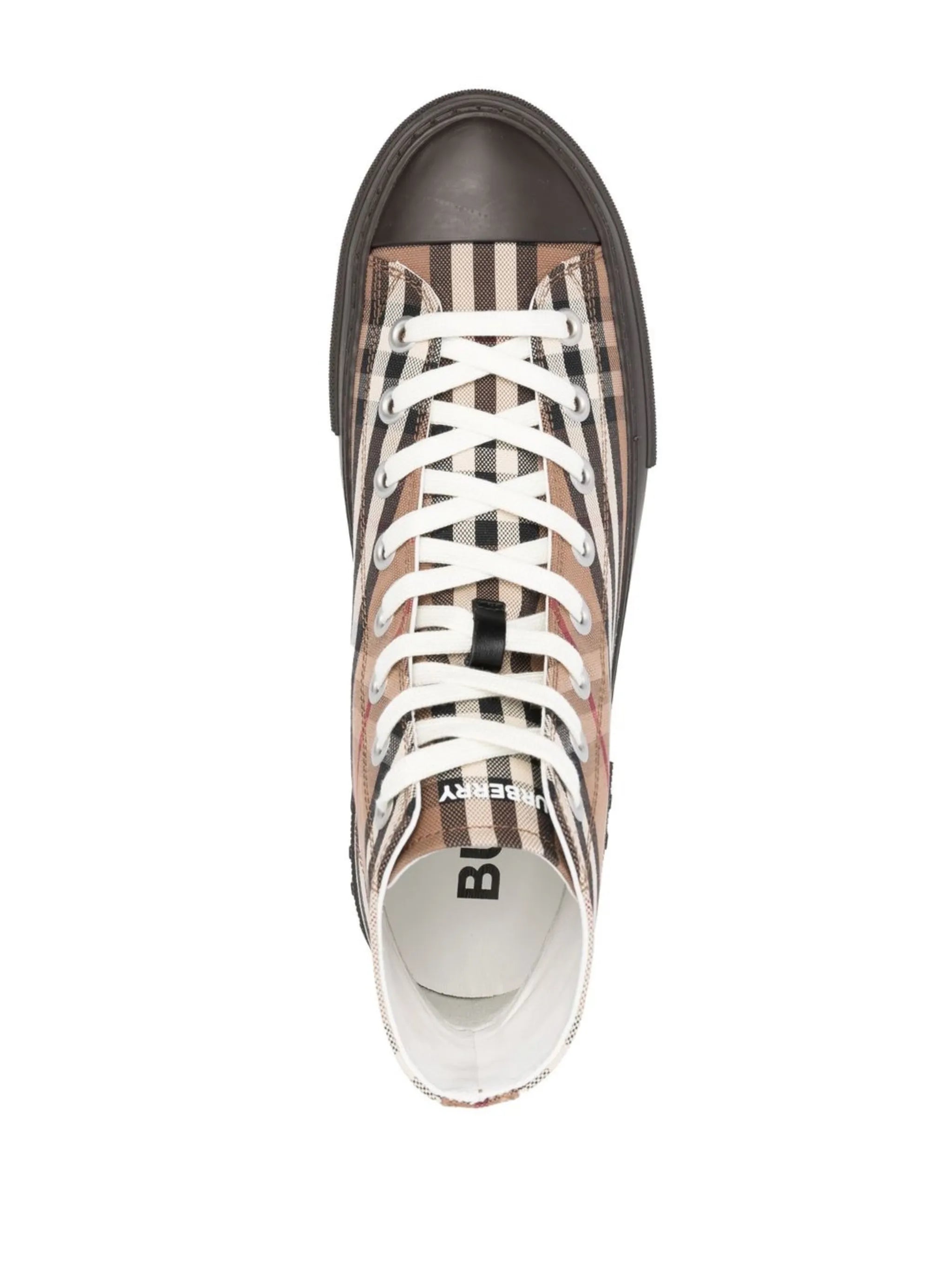 Vintage Check high-top sneakers