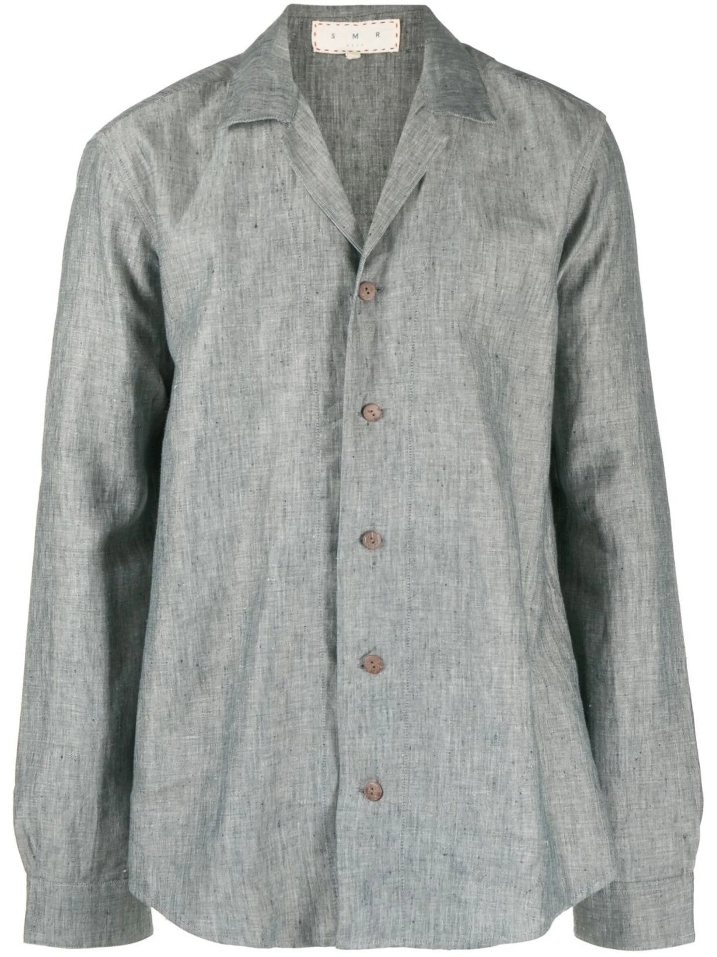 Paloma long-sleeve linen shirt