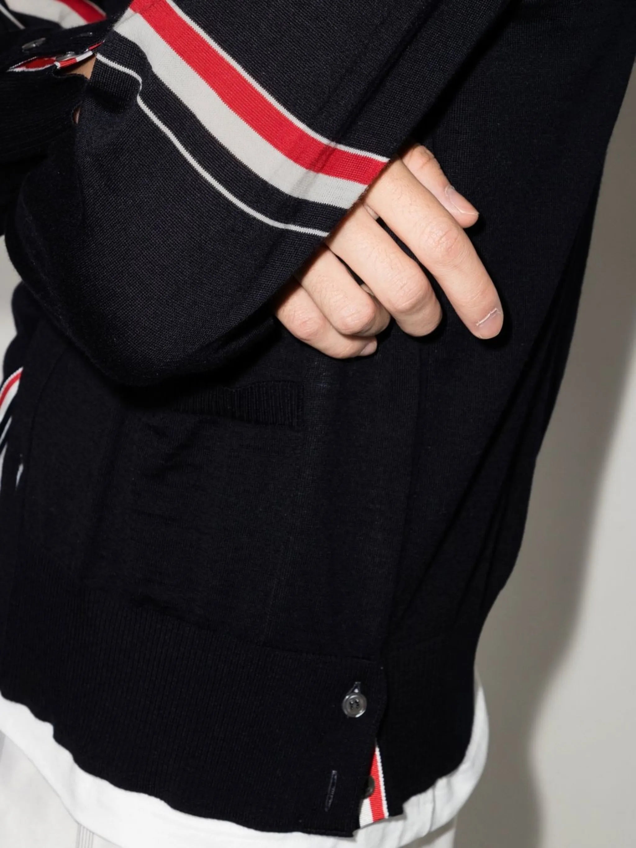 RWB knitted cardigan
