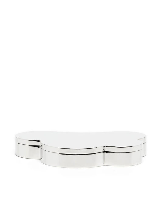 Cloud silver-plated jewellery box