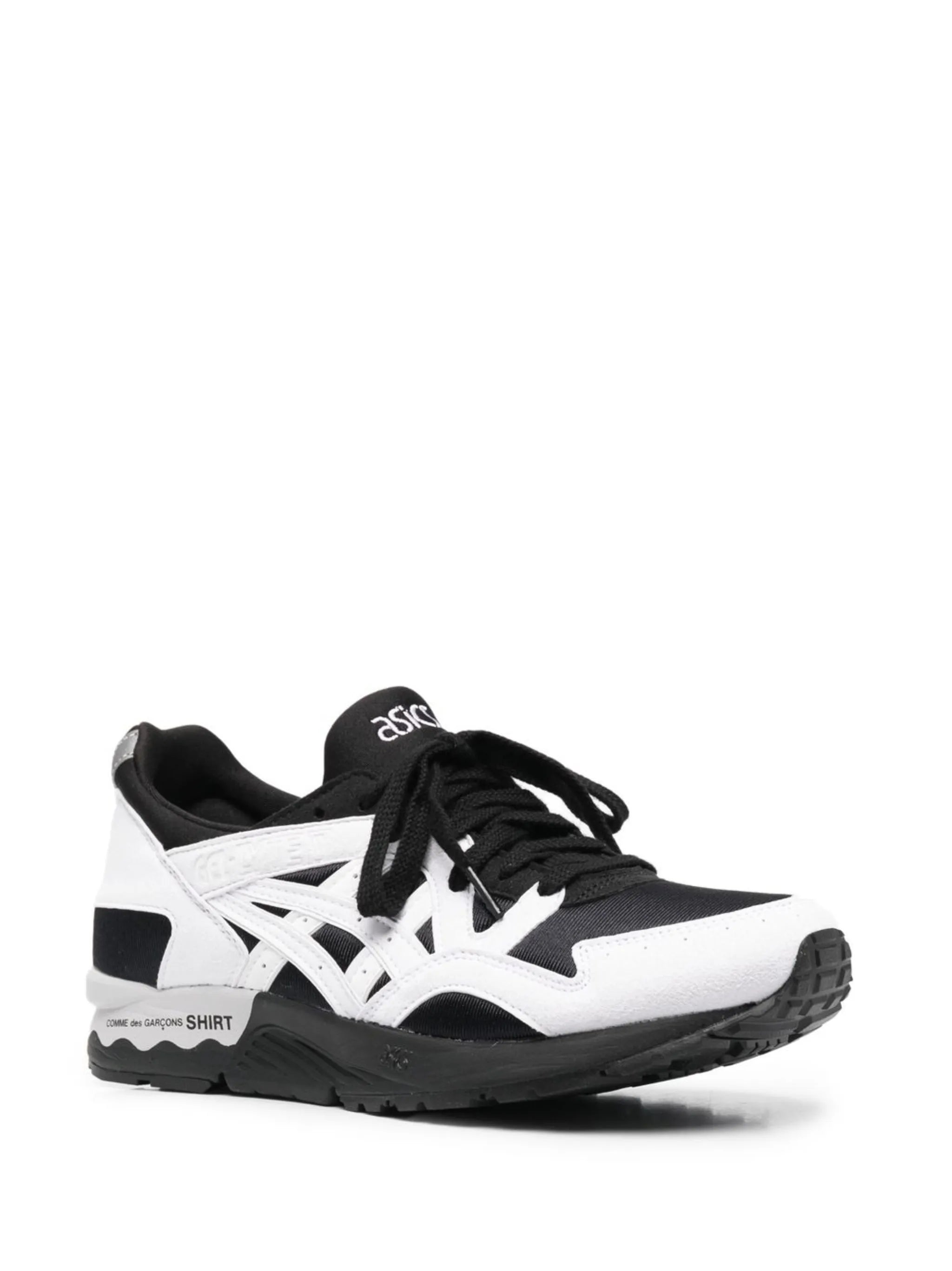 colour-block striped sneakers