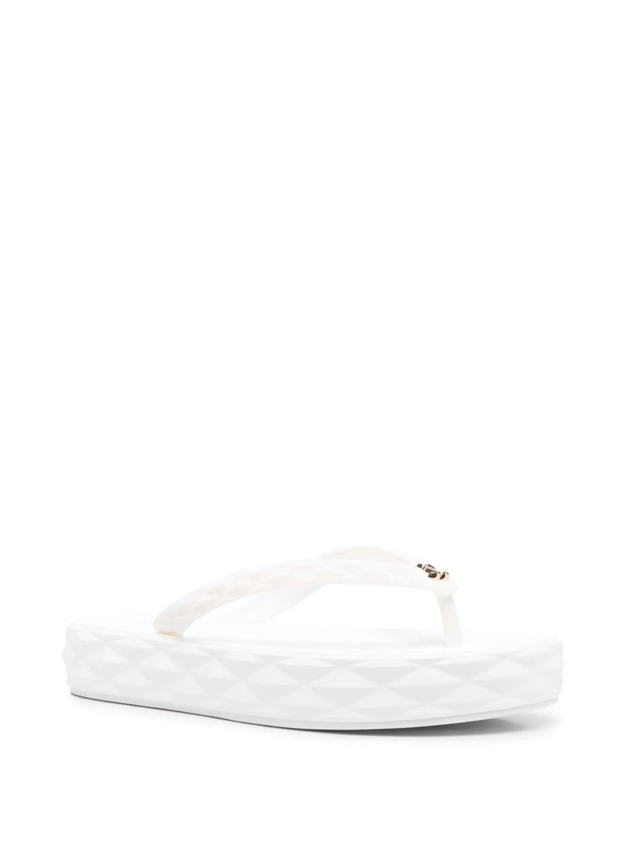 Diamond flip-flop sandals